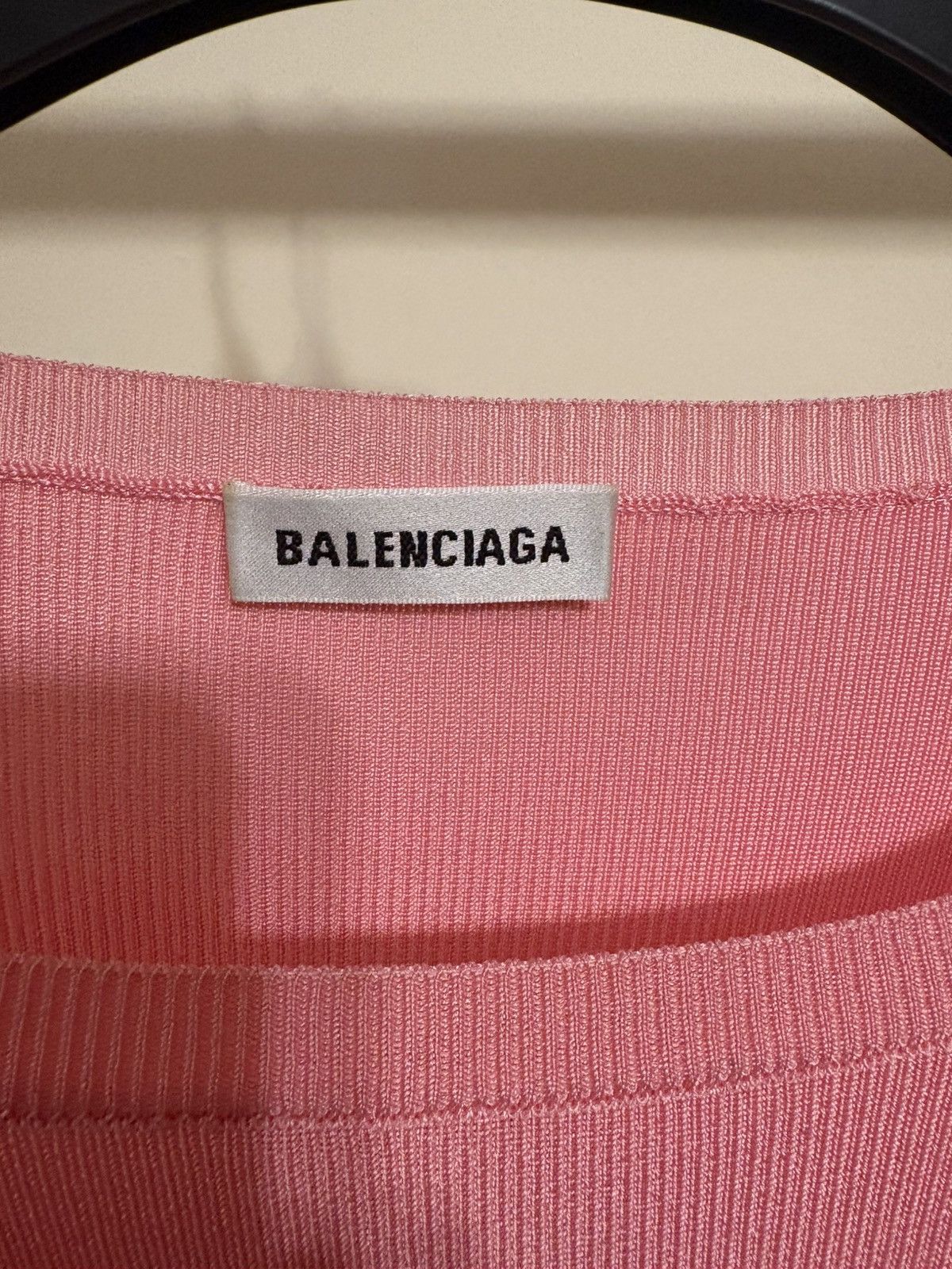 Balenciaga Balenciaga Logo Ribbed Sweater Size M / US 6-8 / IT 42-44 - 3 Thumbnail
