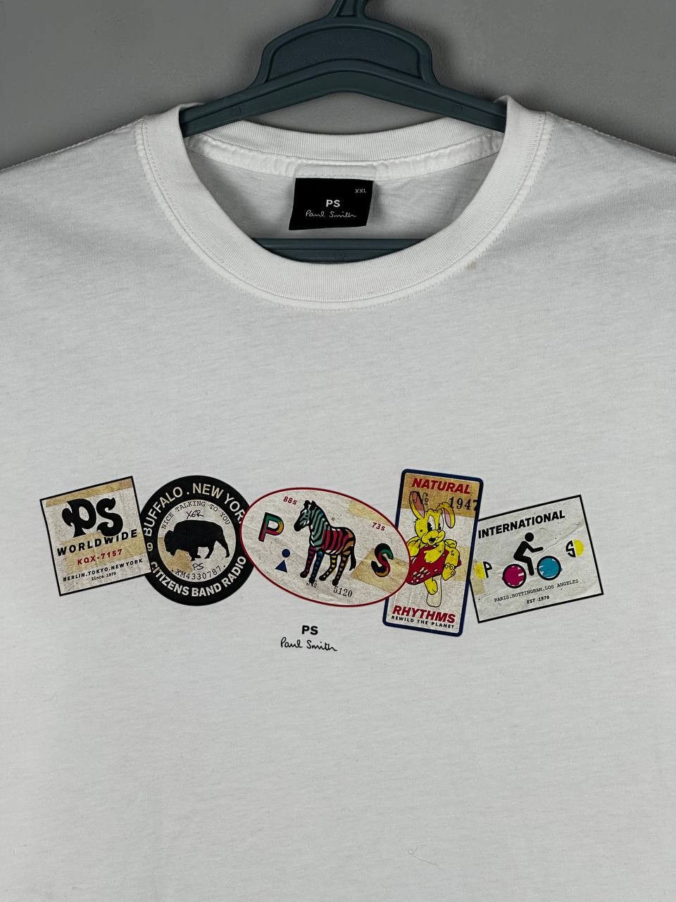 Paul Smith Men’s Paul Smith Big Logo Basic designer tee Size US XXL / EU 58 / 5 - 4 Thumbnail