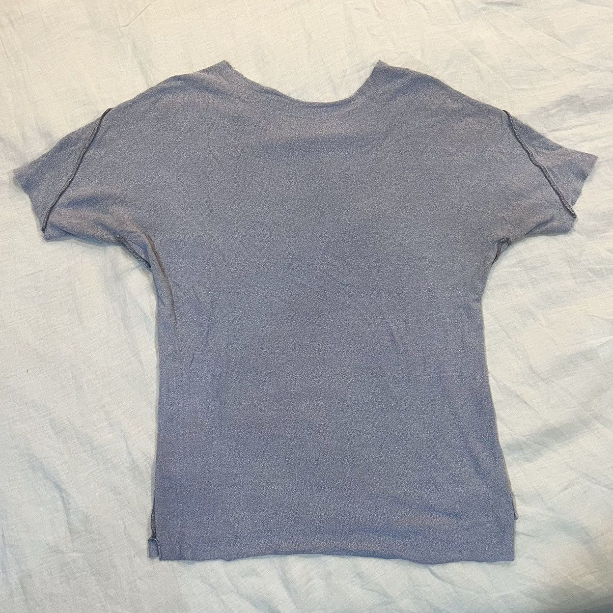 Ma+ MA+ RARE REVERSIBLE COTTON LINEN RAW CUT RAGLAN TSHIRT Size US S / EU 44-46 / 1 - 4 Thumbnail