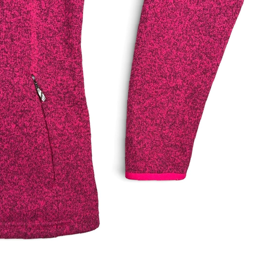 The North Face The North Face SweatER Womens M Pink Heather Mock Neck Hooded Raglan Sleeve Logo Fleece Pullover Size M / US 6-8 / IT 42-44 - 5 Thumbnail