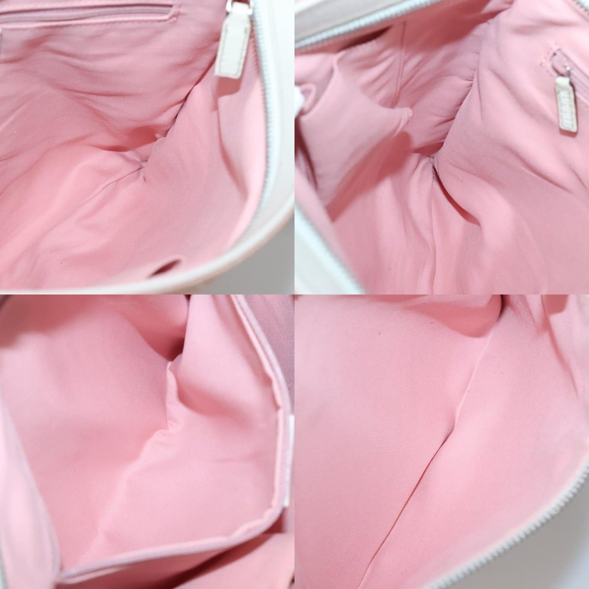 Gucci GUCCI GG Canvas Sherry Line Tote Bag Pink Silver Size ONE SIZE - 12 Thumbnail
