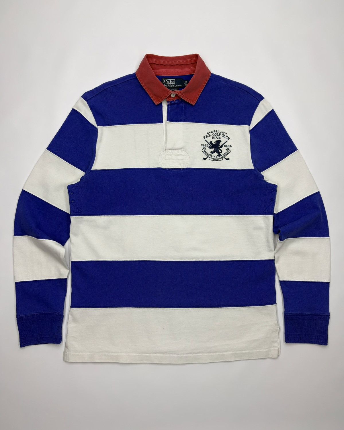 Polo Ralph Lauren Vintage Polo Ralph Lauren Striped Regby Long sleeve Size US M / EU 48-50 / 2 - 2 Thumbnail