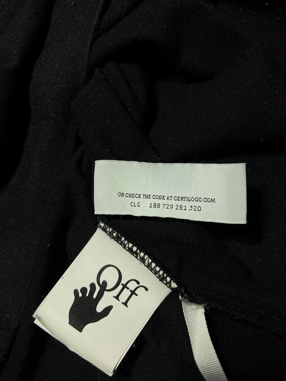 Off-White Off-White SS21 "Dematerialization" Bulldozer Tee — Black Size US M / EU 48-50 / 2 - 15 Thumbnail