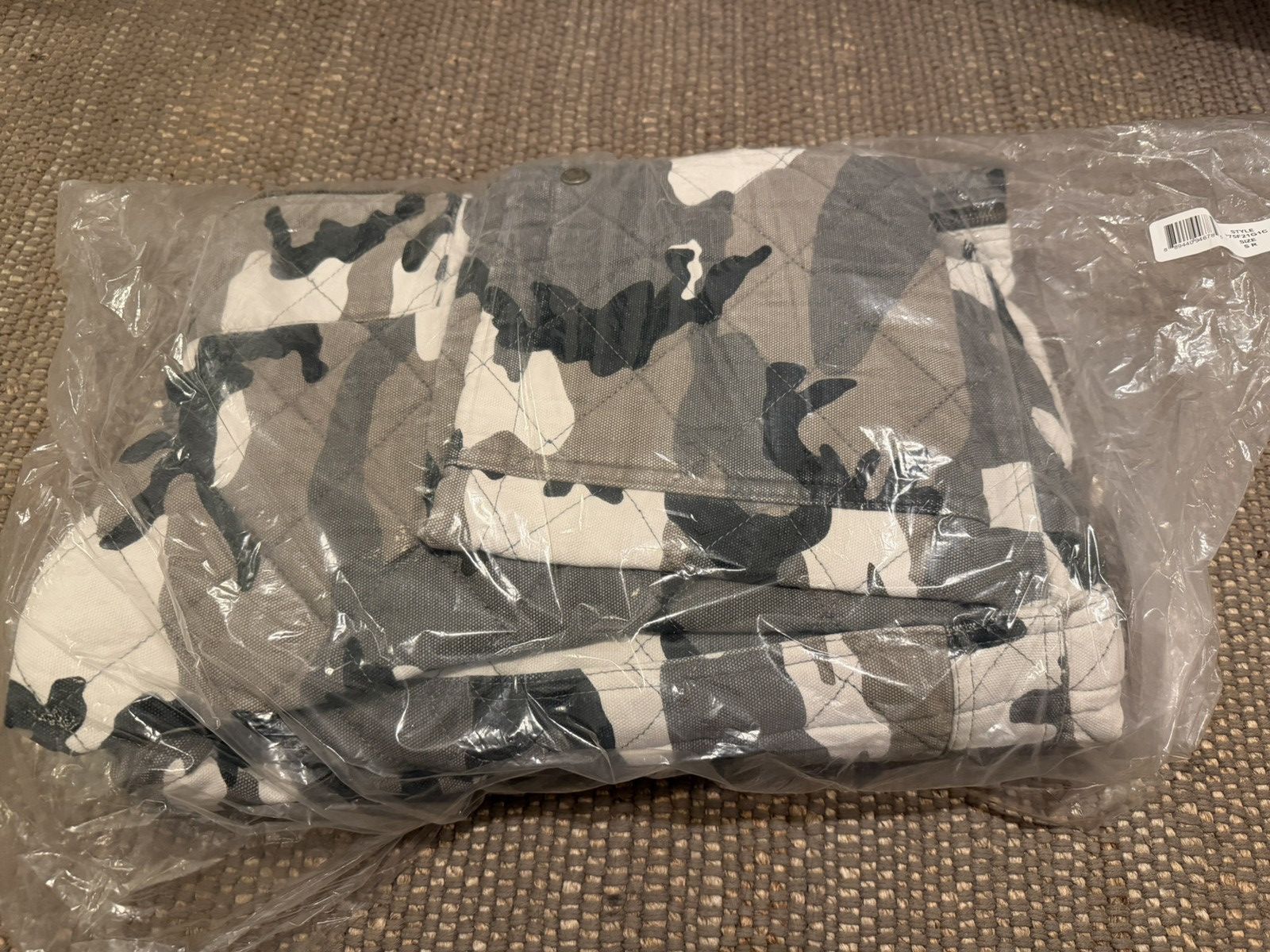 Dickies × Supreme QUILTED COVERALL Grey Camo Size US S / EU 44-46 / 1 - 2 Thumbnail