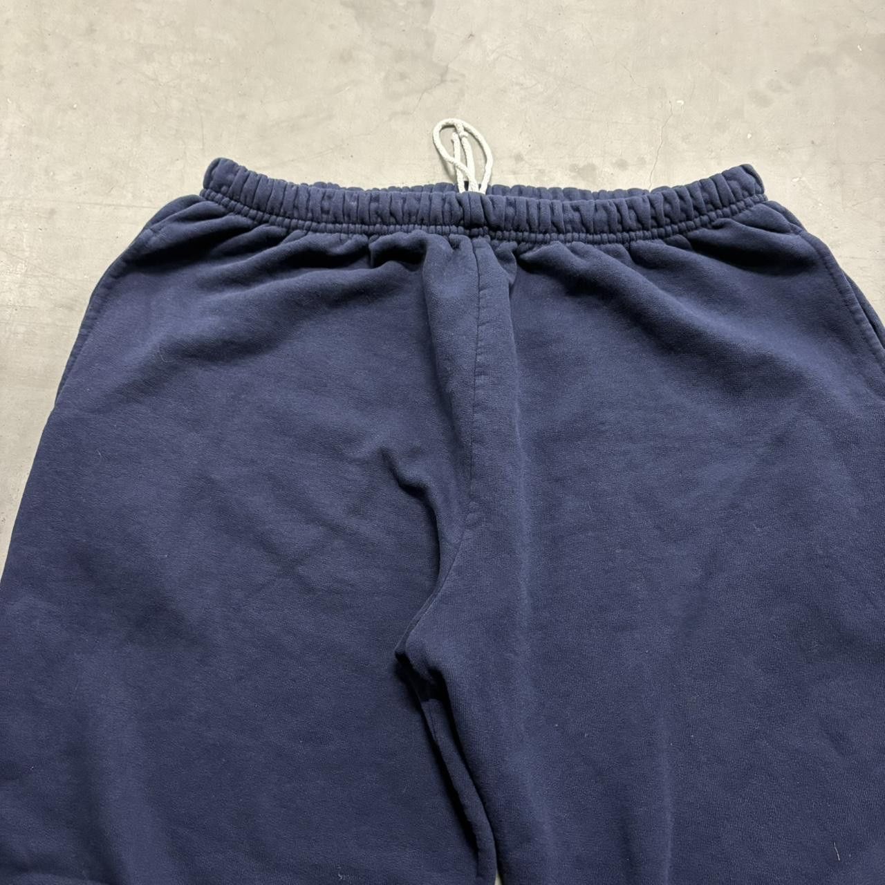 Vintage Crazy Vintage Y2K/2000s Navy Blue Baggy Essential Sweatpants! Size US 32 / EU 48 - 3 Thumbnail