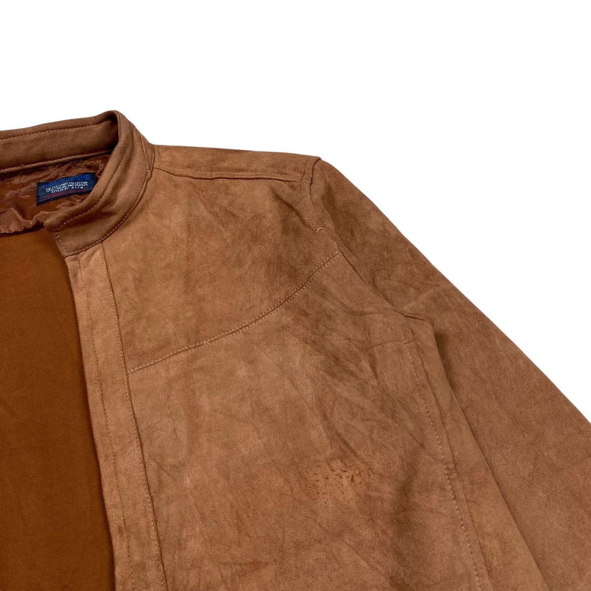 14th Addiction Nicole Club For Men Two-Way Zip Suede Jacket Size US M / EU 48-50 / 2 - 7 Thumbnail