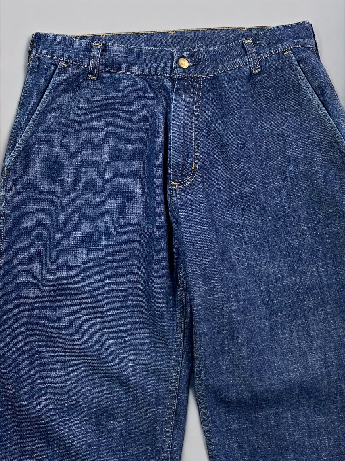 Carhartt 🔥 Y2K CARHARTT DUTY PANT USA WORKWEAR WIDE FIT TECH DENIM Size US 34 / EU 50 - 9 Thumbnail