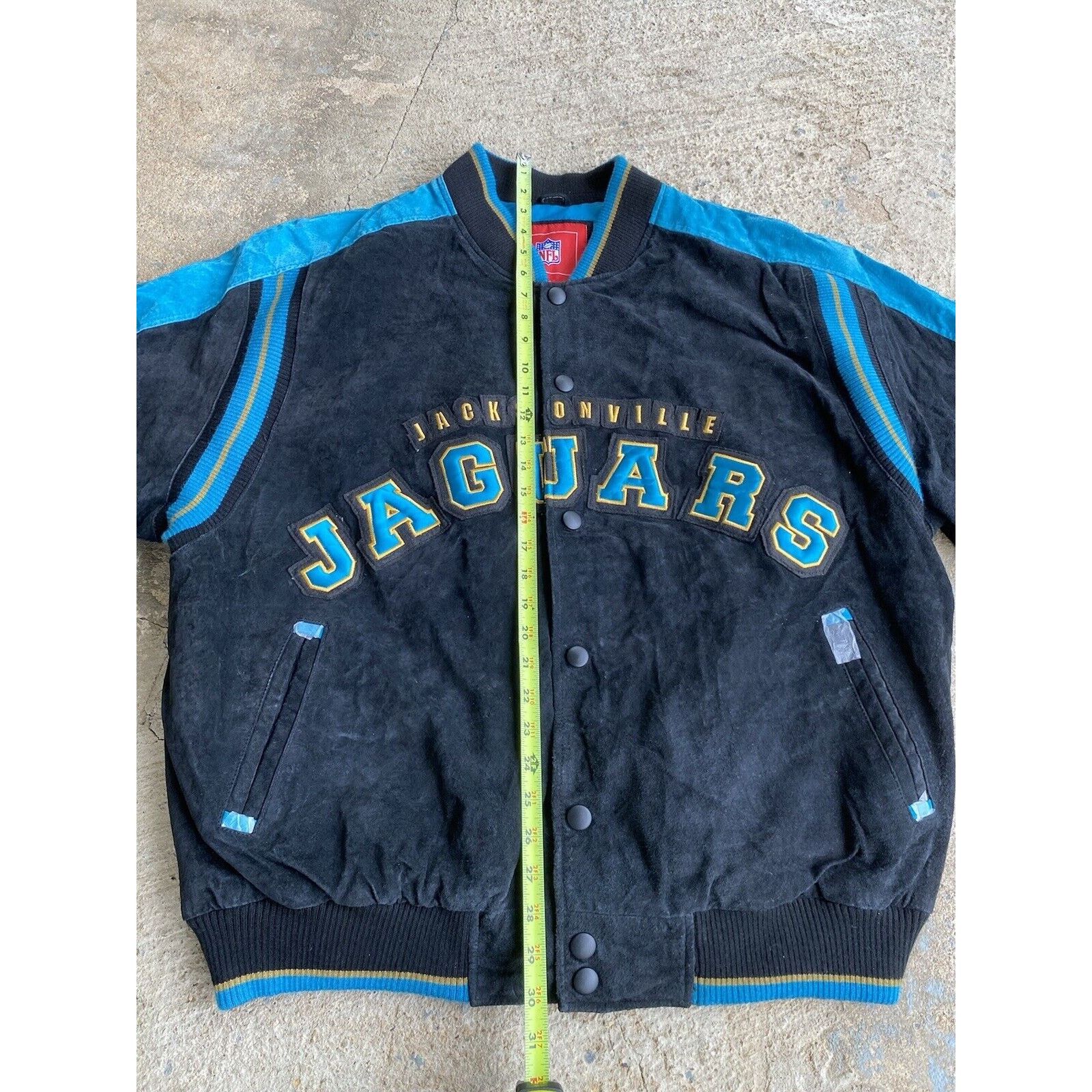 NFL Vintage Y2K Jacksonville Jaguars Jacket FAUX Leather XL NWT Size US XL / EU 56 / 4 - 22 Thumbnail