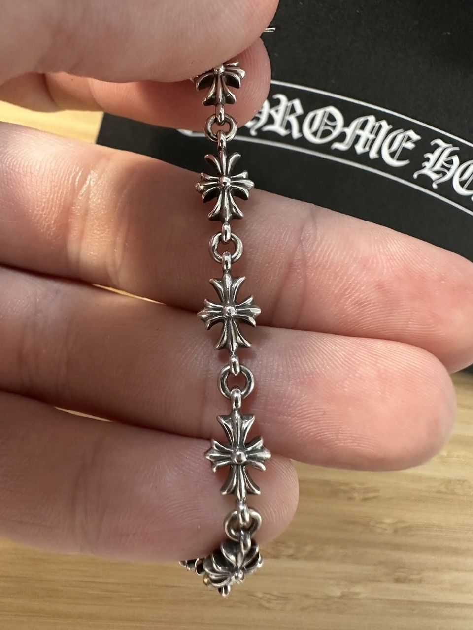 Chrome hearts tiny E bracelet 11 links main image 0