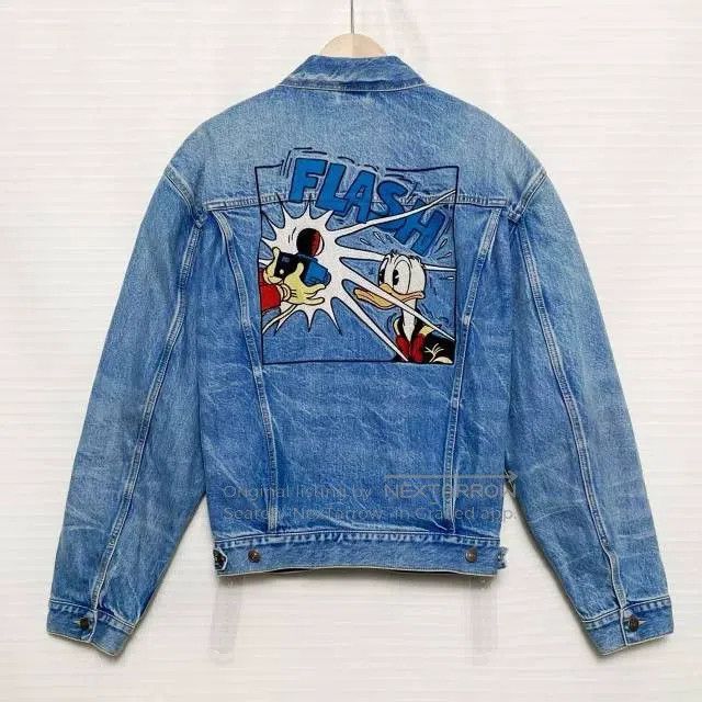 Gucci Gucci Embroidered pattern lapel denim jacket Size US L / EU 52-54 / 3 - 2 Thumbnail