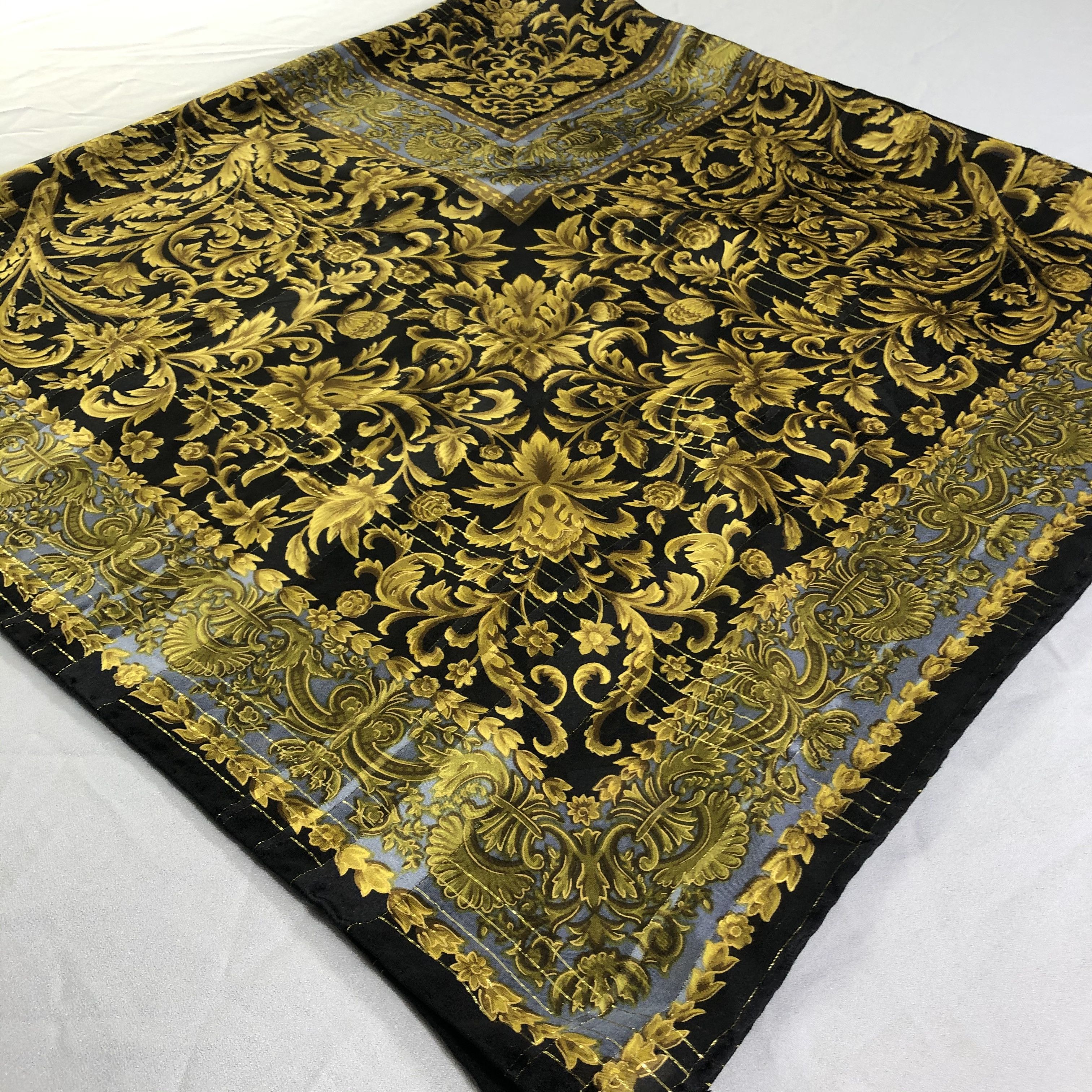 Vintage Vintage Silk Scarf Size ONE SIZE - 3 Thumbnail