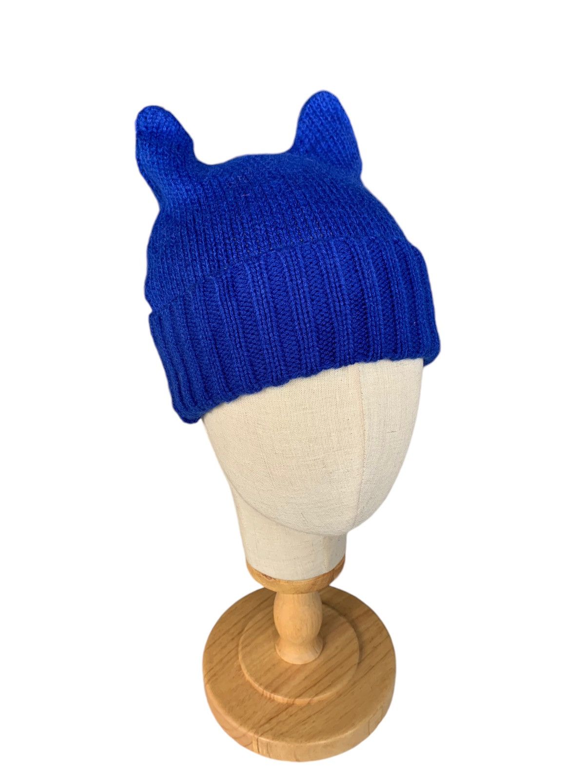 Japanese Brand × Kapital × Vintage Devil Horn Blue Japanese Rare Knit Beanie hats☠️☠️ Size ONE SIZE - 15 Thumbnail