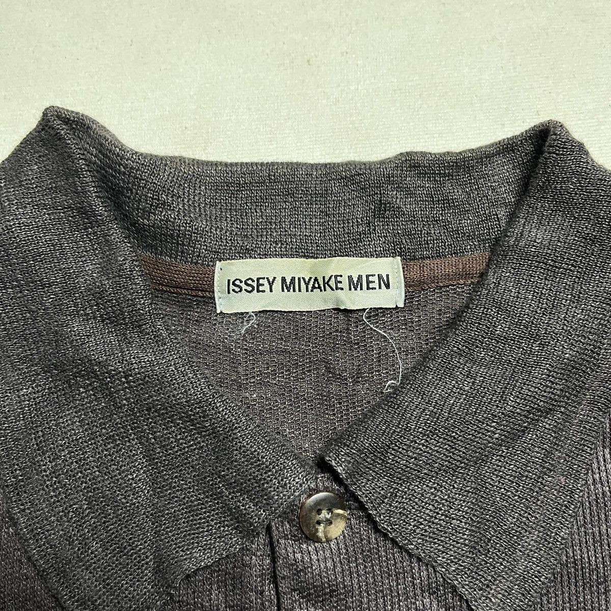 Issey Miyake Vintage Issey miyake men polo shirt Size US L / EU 52-54 / 3 - 3 Thumbnail