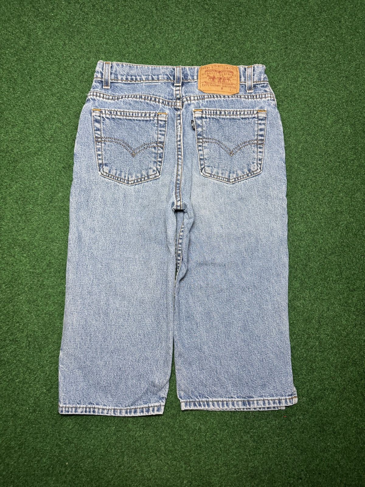 Levi's Vintage Clothing Vintage 90s Levi’s Capri Light Wash Women’s 5 Jr 28 Jeans Size 28" / US 6 / IT 42 - 1 Thumbnail