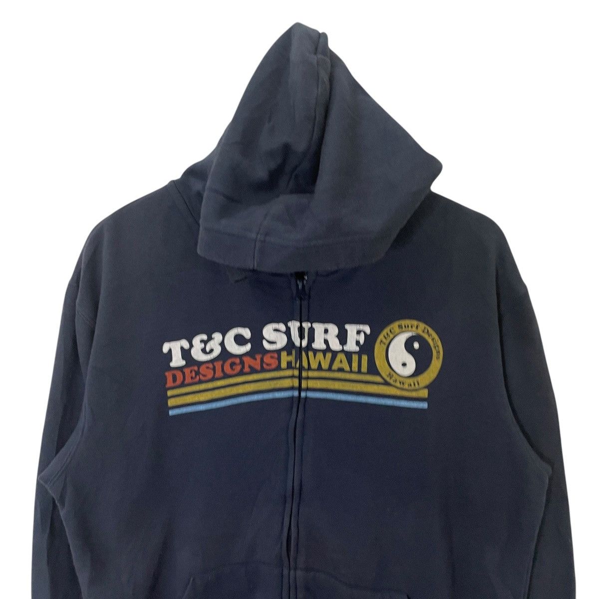 Japanese Brand Vintage T&C Surf Design Zipper Ups Sweatshirt Size US M / EU 48-50 / 2 - 2 Thumbnail
