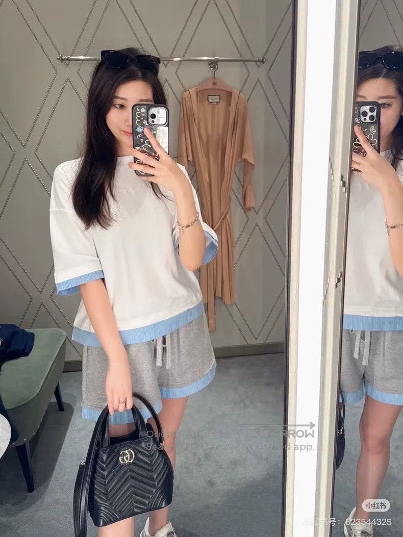 Gucci Gucci 25 new fake two-piece stitched short-sleeved T-shirt Size XS / US 0-2 / IT 36-38 - 8 Thumbnail