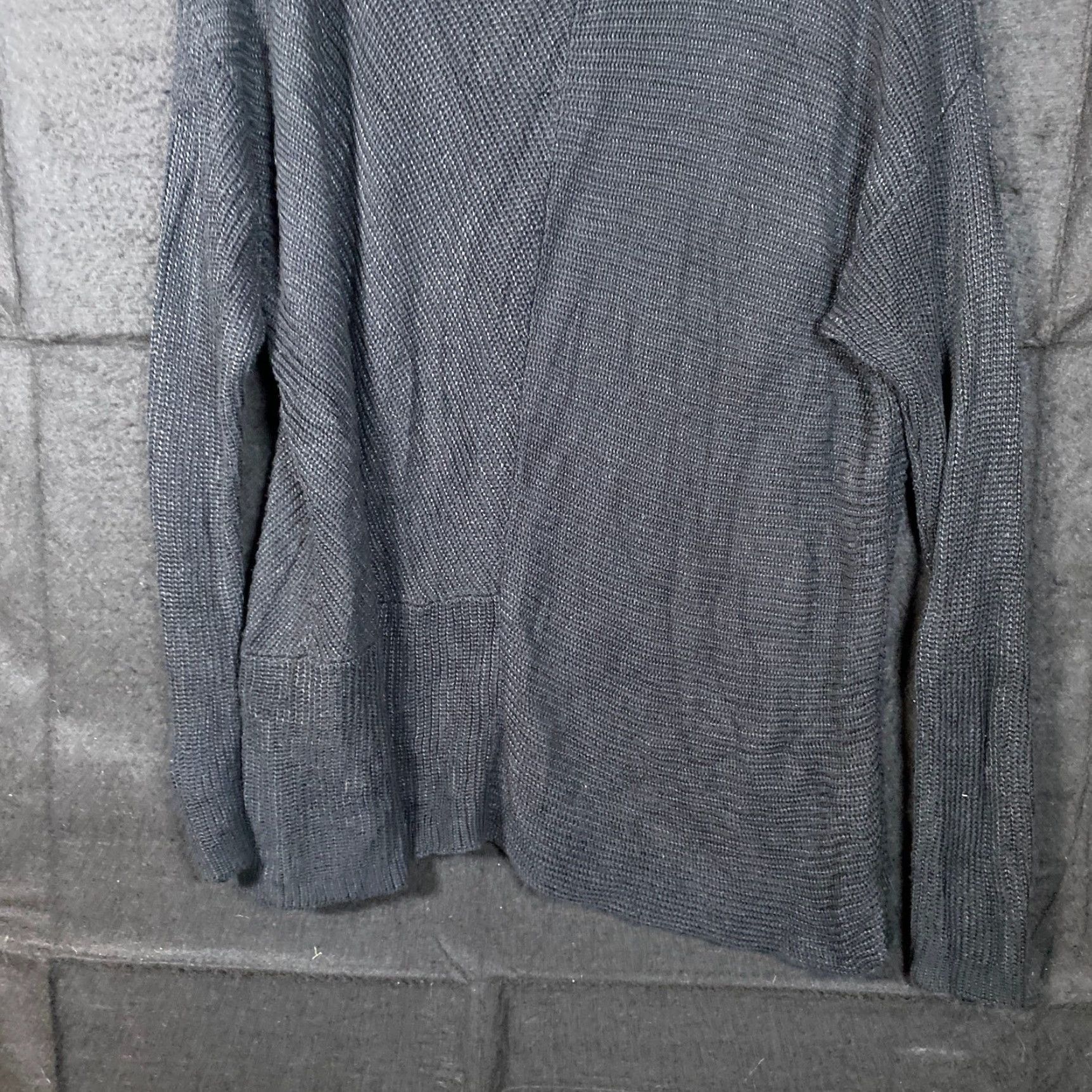 Ralph Lauren Lauren Ralph Womens Sweater Black Crew Neck Long Sleeve Cotton Knit XLarge Size XL / US 12-14 / IT 48-50 - 3 Thumbnail