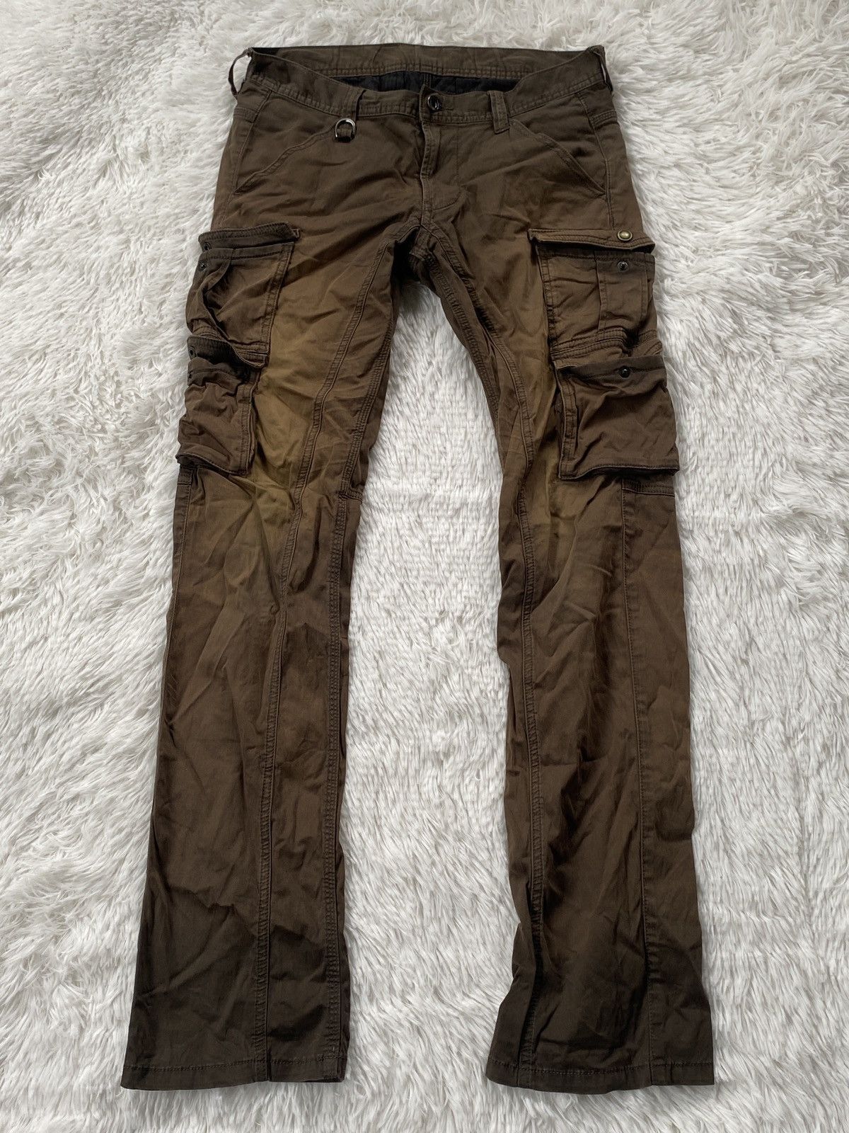 Japanese Brand 🔥BINDING OFFER NOW🔥Hideaways Nicole Cargo pant multipocket Size 31" - 2 Thumbnail