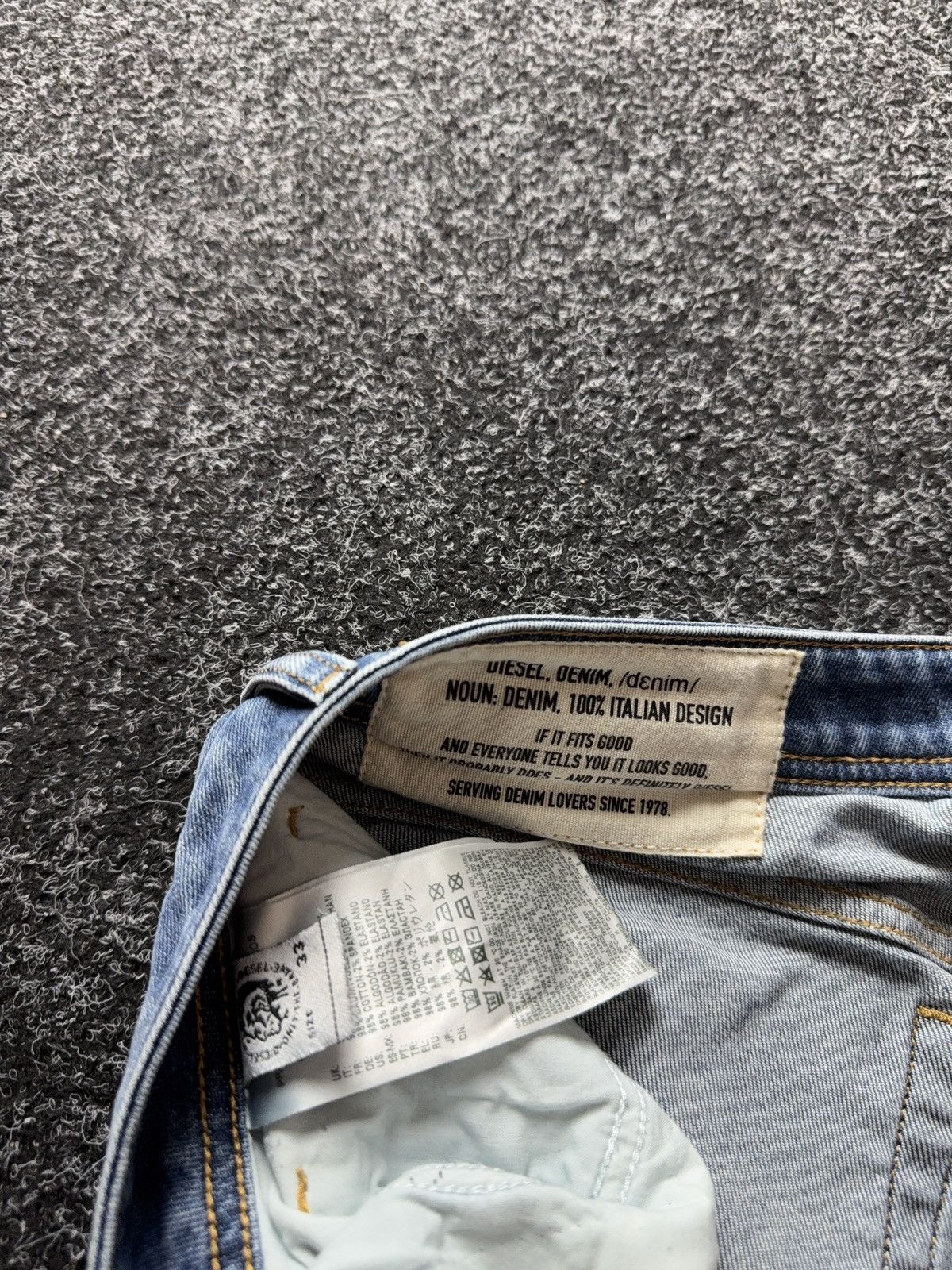 Diesel Vintage Luxury 00s Diesel Distressed Zatiny Jeans Y2K Denim Size US 33 - 13 Thumbnail