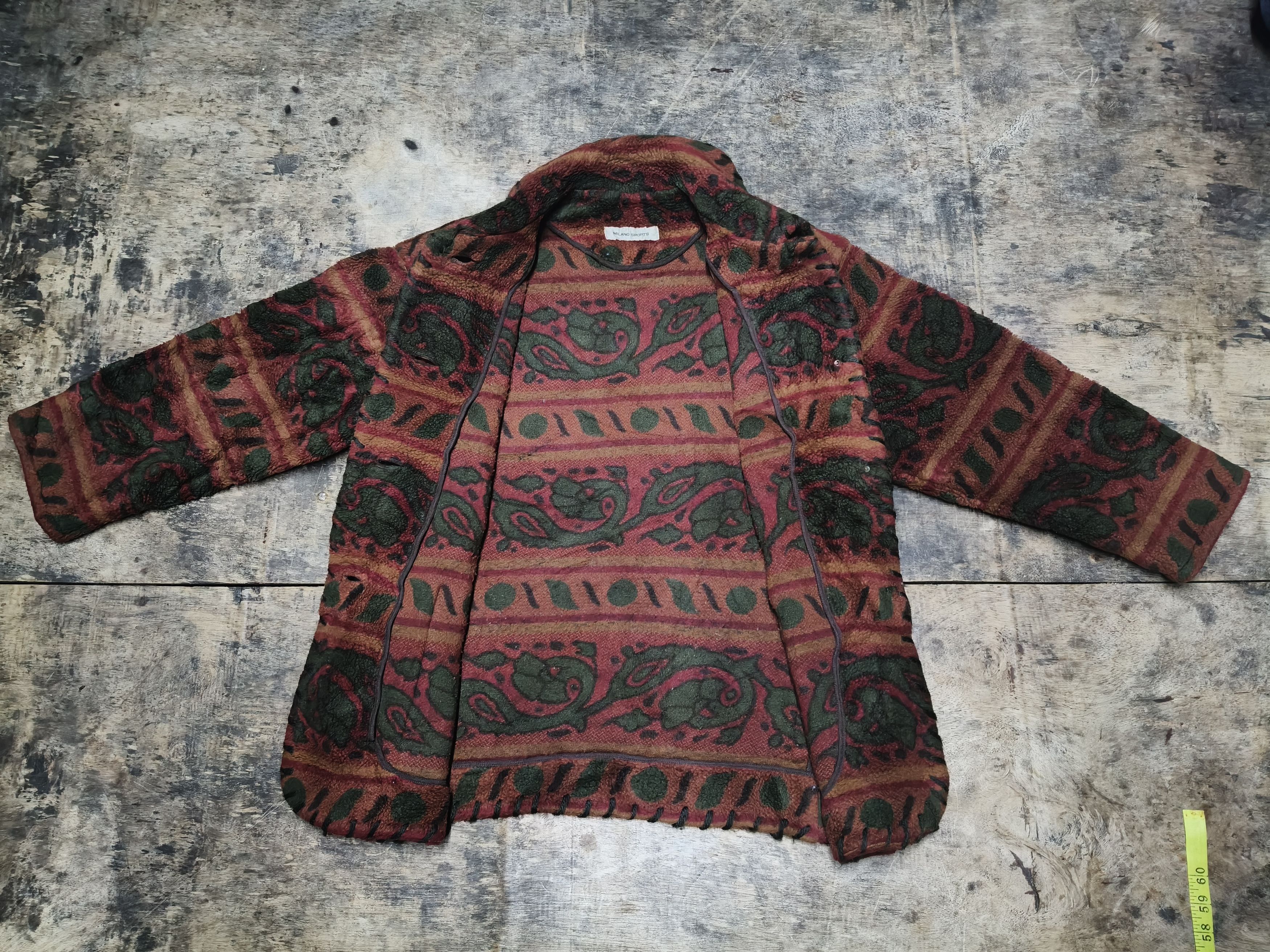 Vintage Vintage MILANO SPORT SHERPA JACKET Size US L / EU 52-54 / 3 - 7 Thumbnail