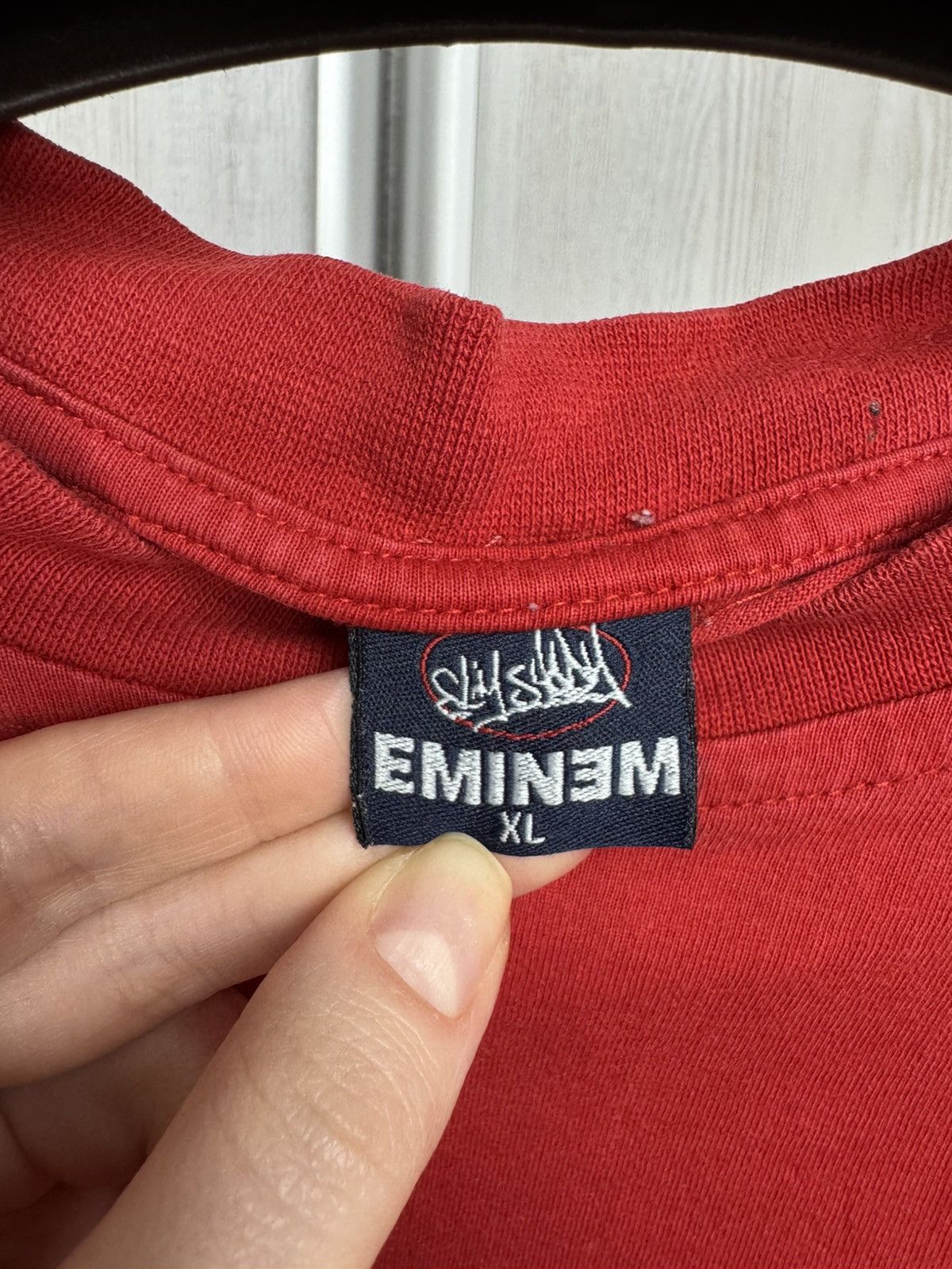 Band Tees Vintage 2003 EMINEM BAND TOUR GUNIT ABSTRACT ANGRY BONES Y2K Size US XL / EU 56 / 4 - 14 Thumbnail