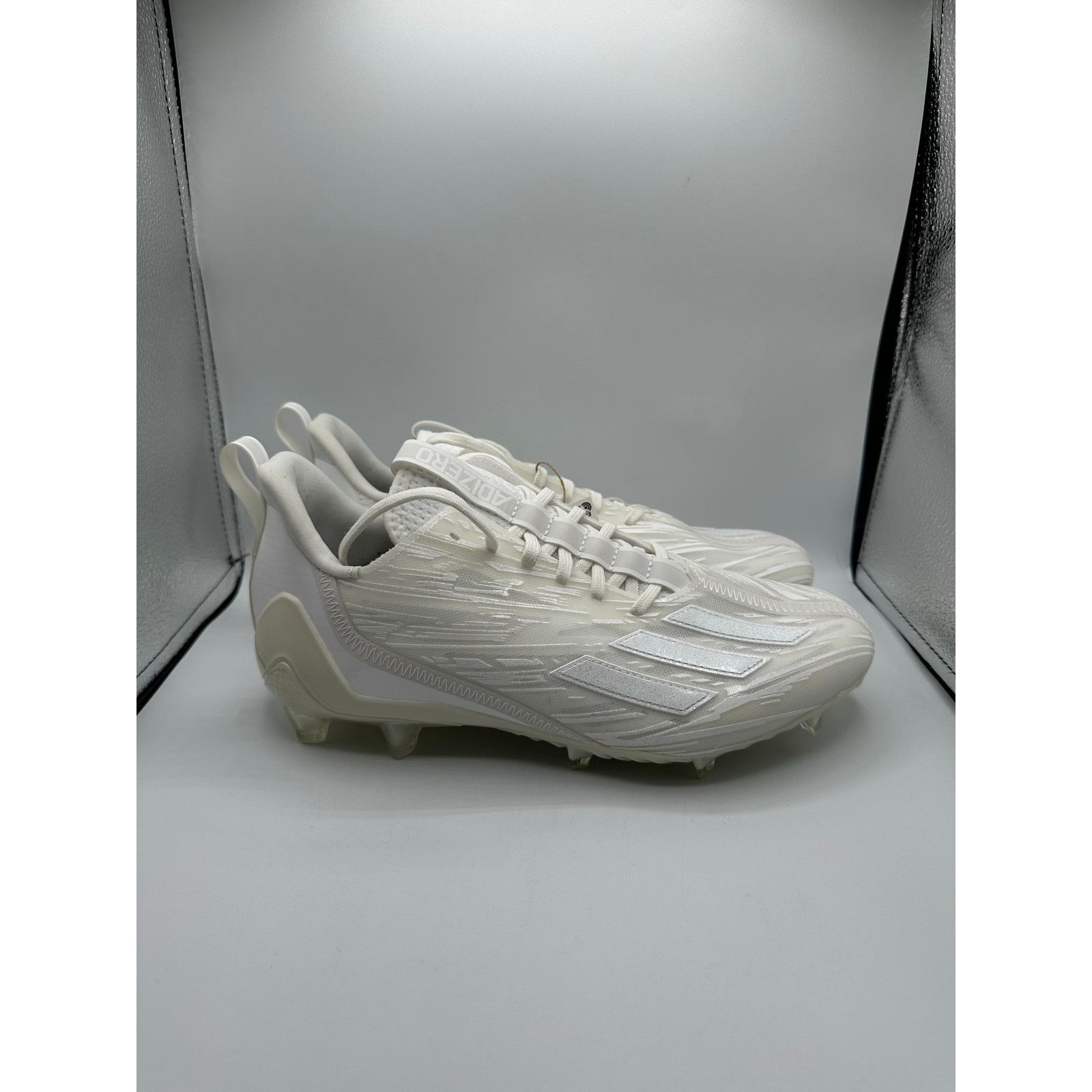 Adidas Adidas Adizero Cleats “Triple White” Defect size 8.5 men’s Size US 8.5 / EU 41-42 - 3 Thumbnail