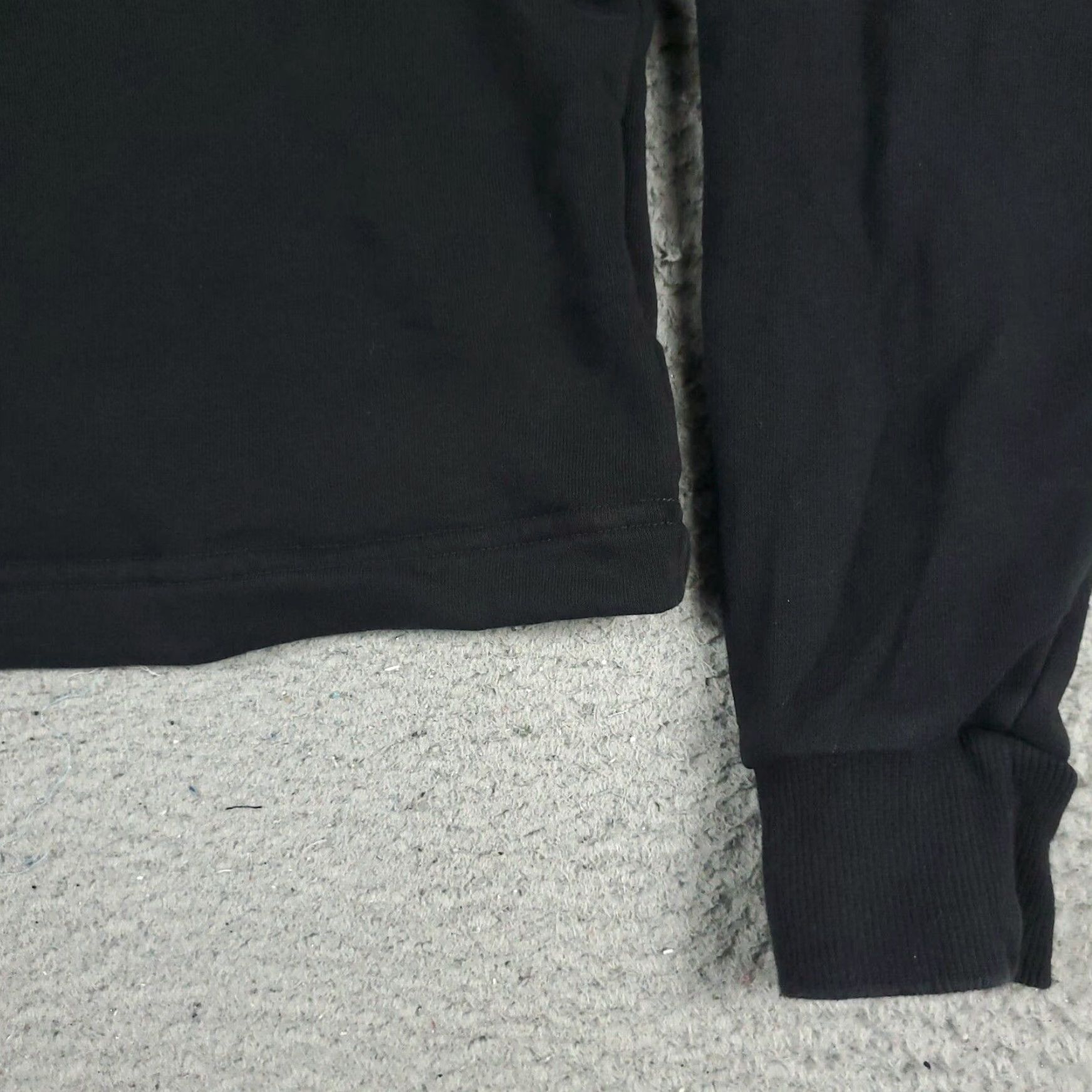 Puma Puma Womens Sweater XS Extra Small Black Crop Top Pullover Hoodie Size XS / US 0-2 / IT 36-38 - 4 Thumbnail