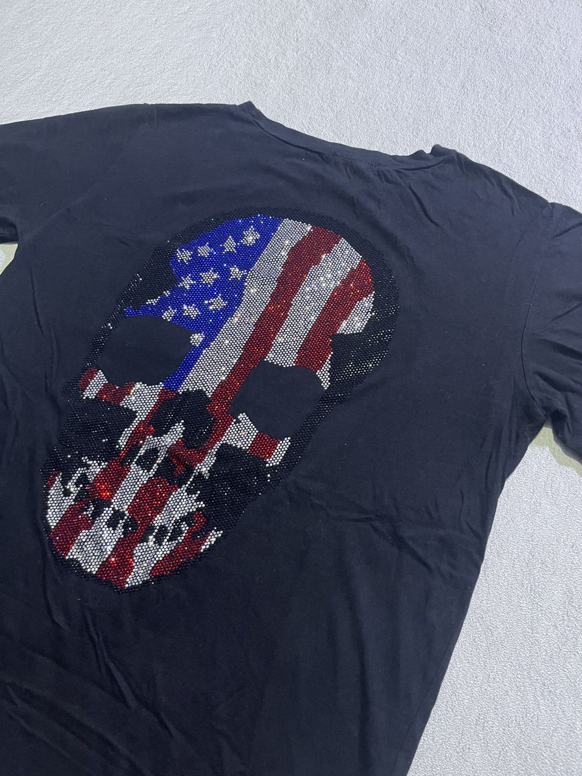 If Six Was Nine Y2K PINK SISLY SHORT SLEEVE SKULL LOGO WITH GLITTERING Size US L / EU 52-54 / 3 - 5 Thumbnail