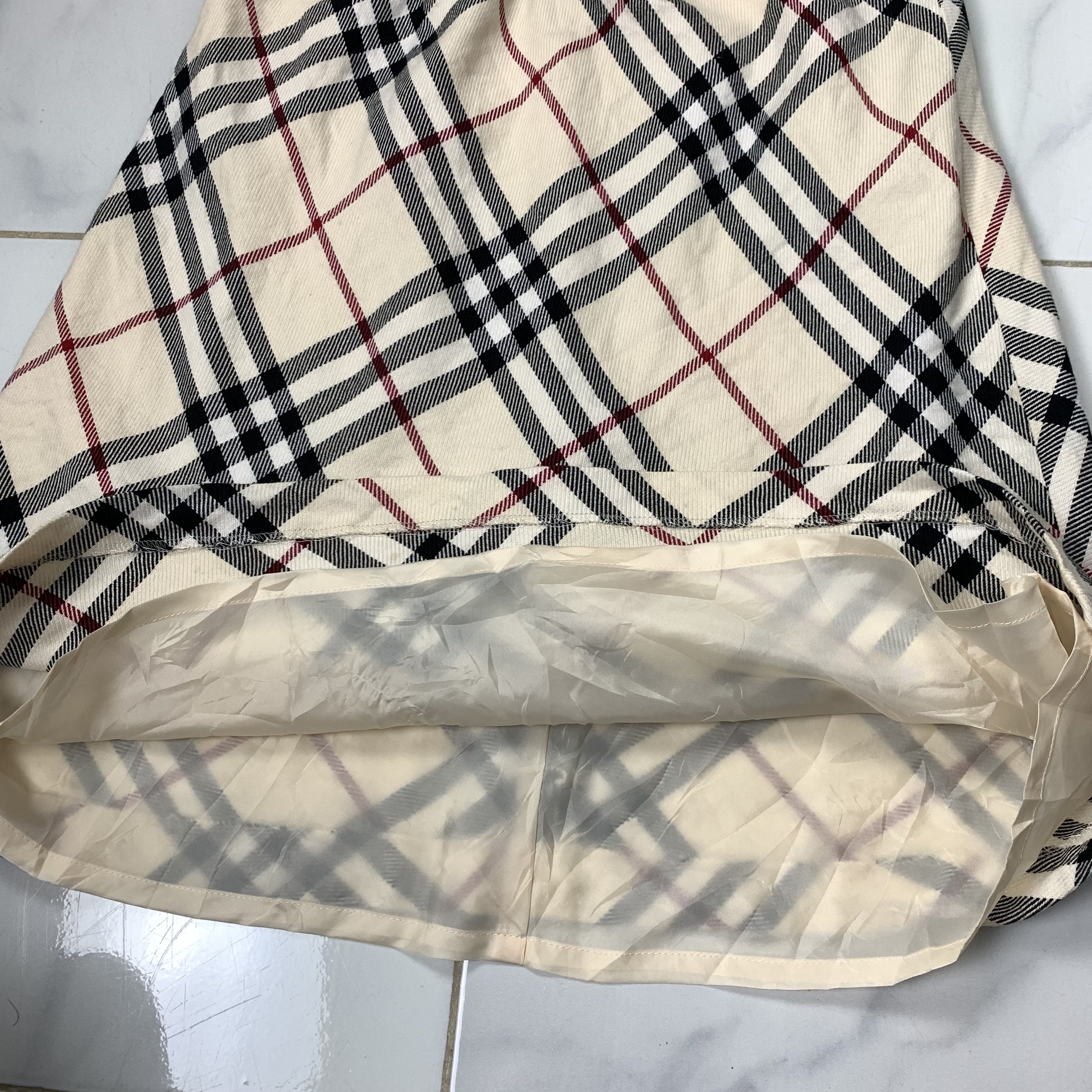 Burberry Vintage Burberry Nova Check Mini Dress Size S / US 4 / IT 40 - 7 Thumbnail