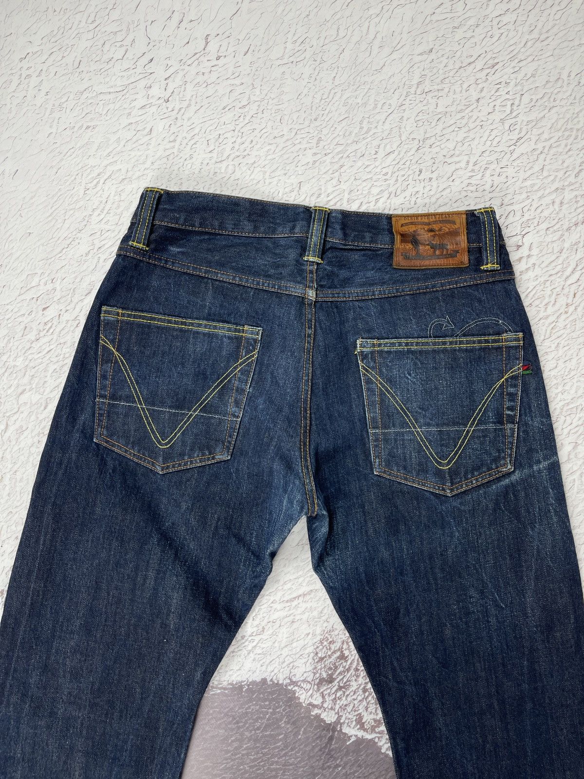 Denim Demon Aktiebolaget Denim Demon AAJJA Raw Selvedge Blue Jeans Men’s Size US 31 - 17 Thumbnail