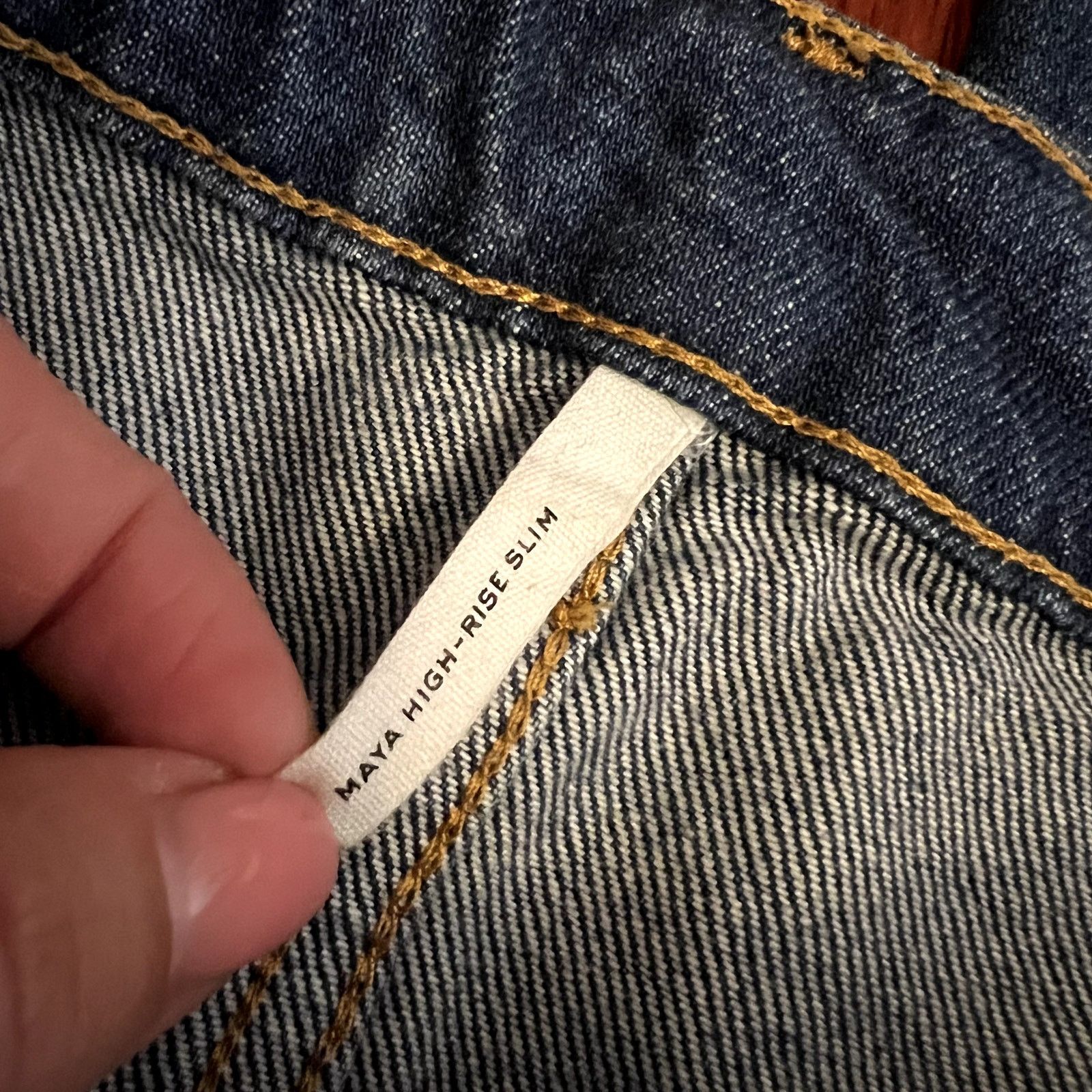 Rag & Bone rag & bone Maya High Rise Slim Jeans Jasper Blue size 25 Size 25" / US 0 / IT 36 - 7 Thumbnail