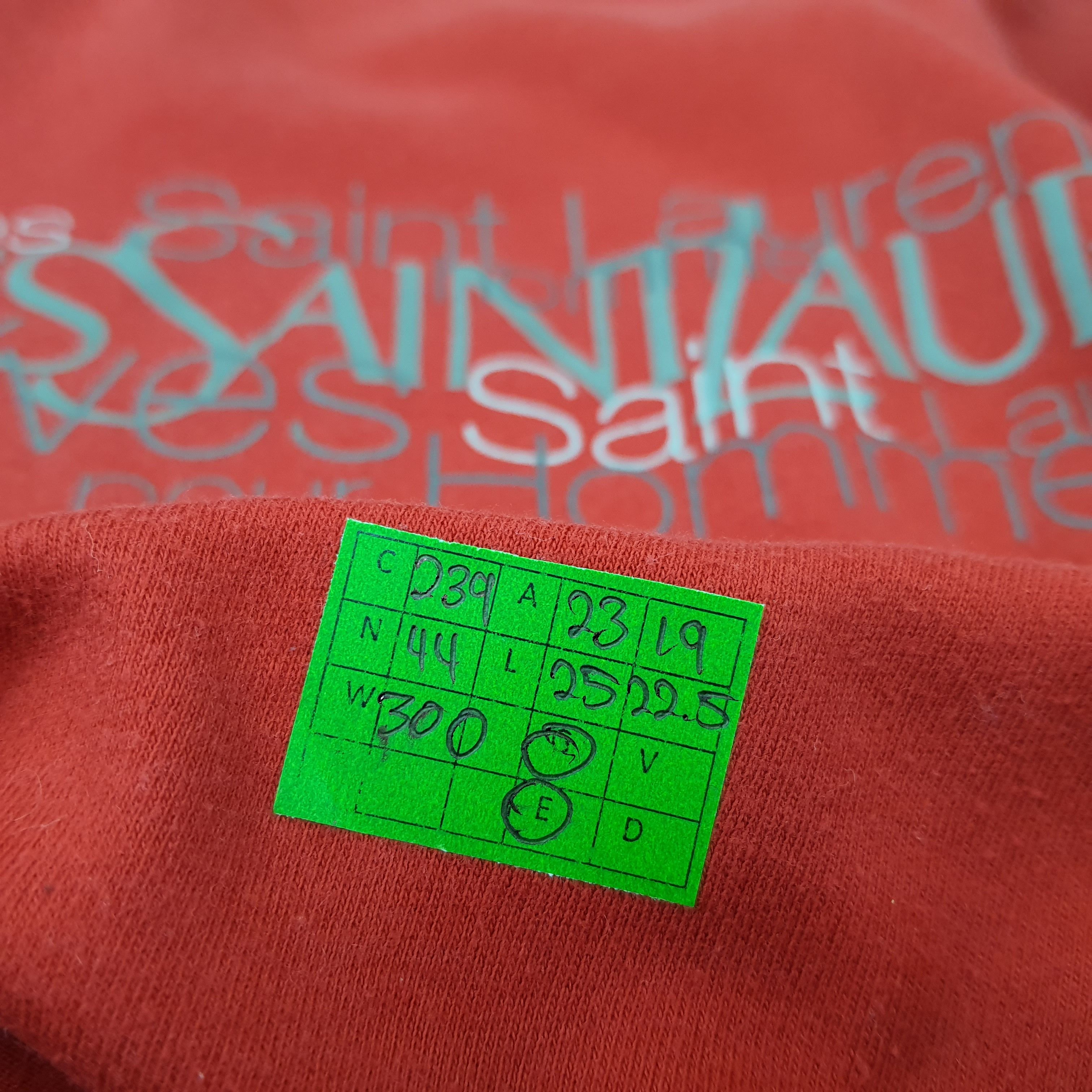 Yves Saint Laurent Vintage Yves Saint Laurent YSL Long Sleeve Tshirt C239N44 Size US L / EU 52-54 / 3 - 6 Thumbnail