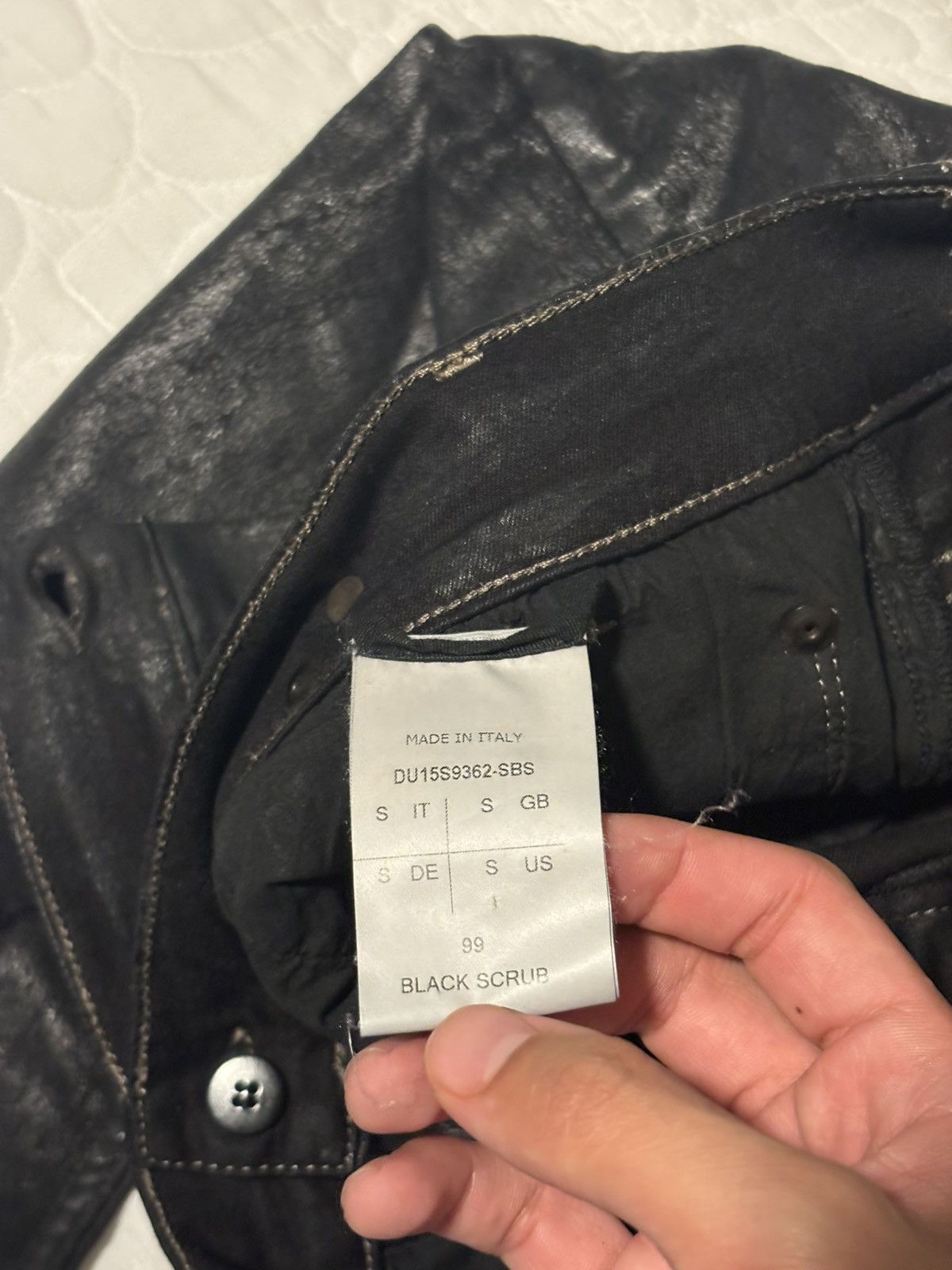 Rick Owens Waxed Rick Owens Kilt Denim Size US 28 / EU 44 - 3 Thumbnail