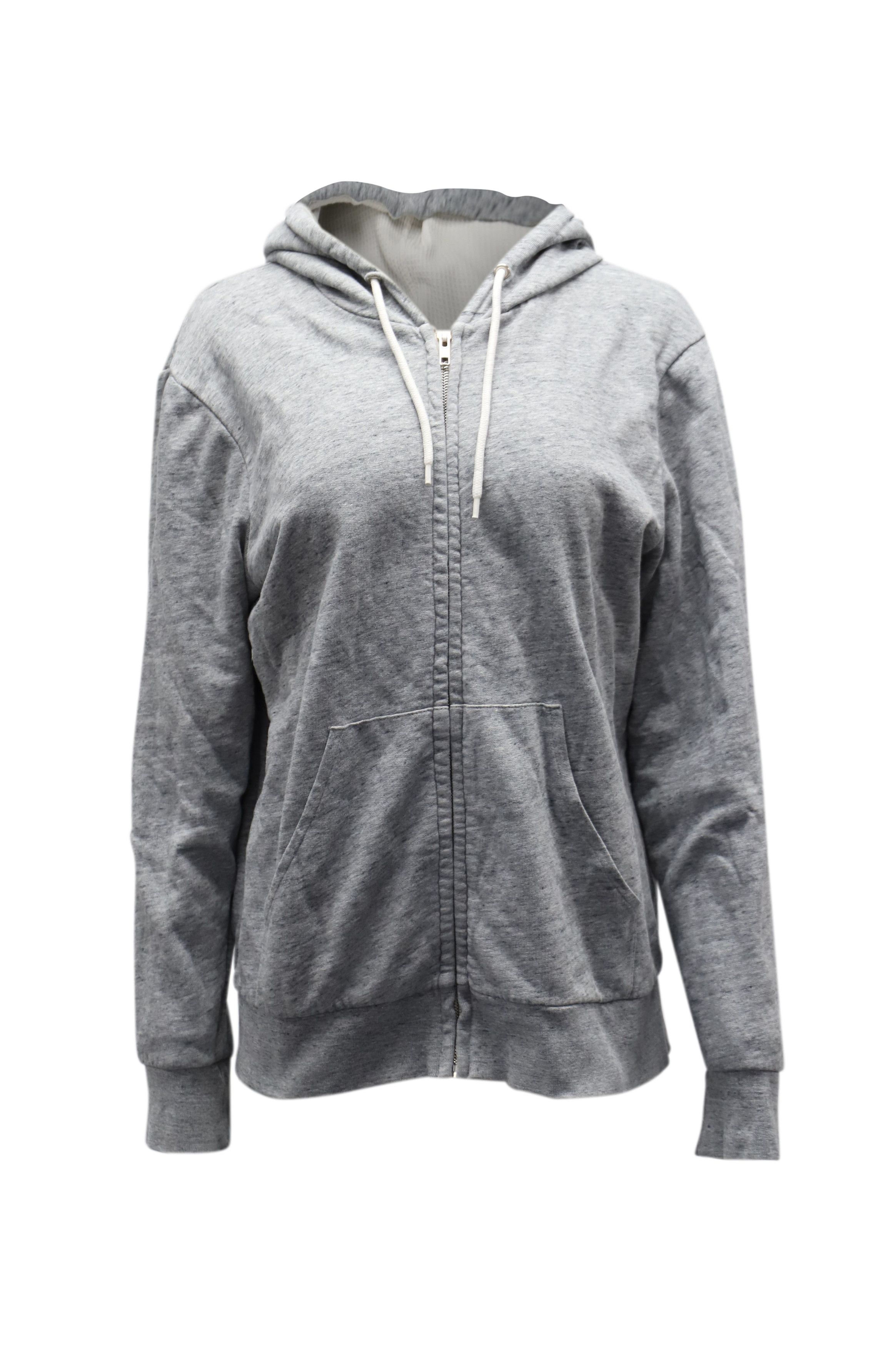 Sandro Sandro Zip-Up Hoodie in Grey Cotton Size US M / EU 48-50 / 2 - 1 Thumbnail