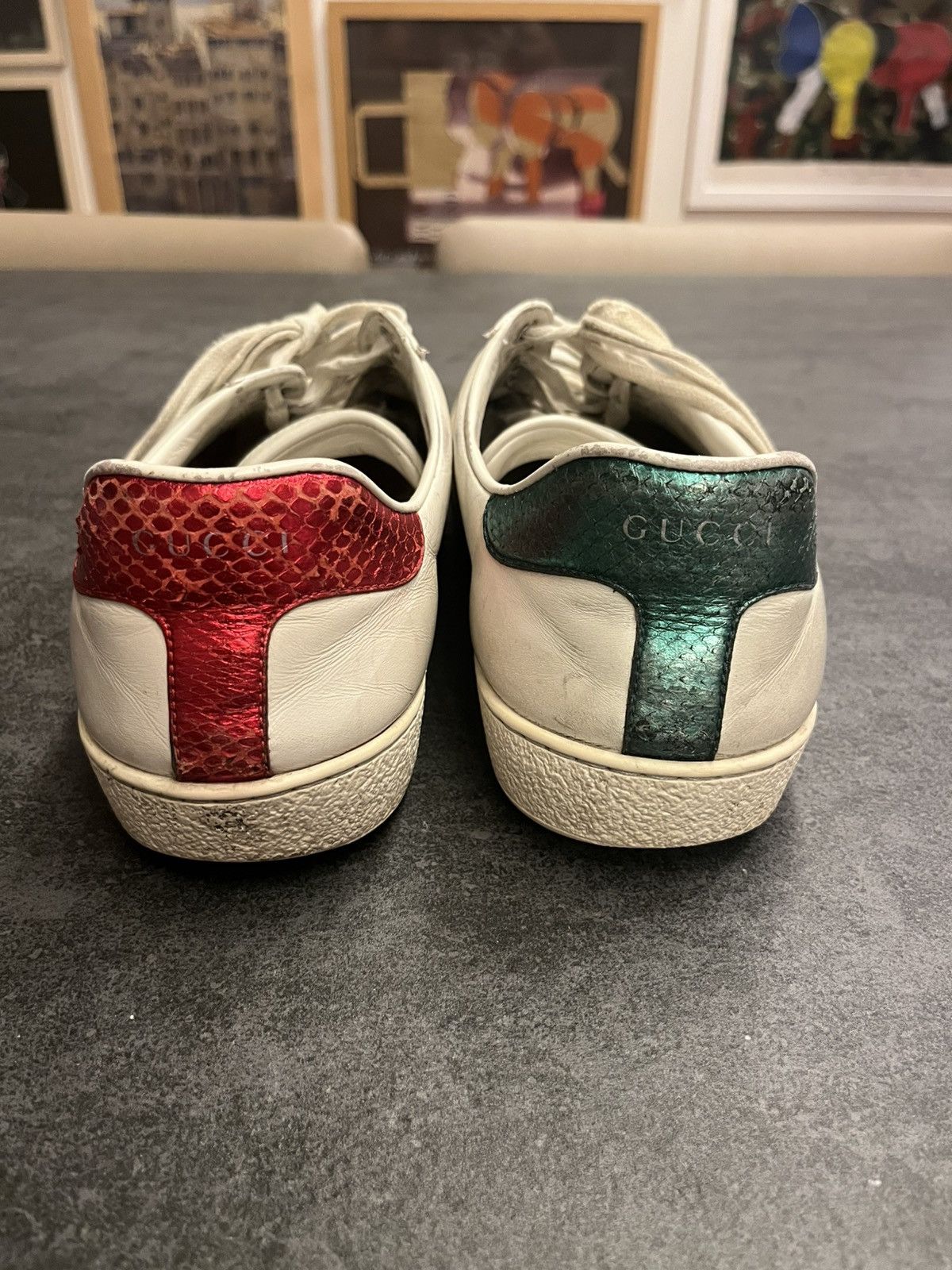 Gucci Gucci Ace Tiger sneakers Size US 9.5 / EU 42-43 - 4 Thumbnail