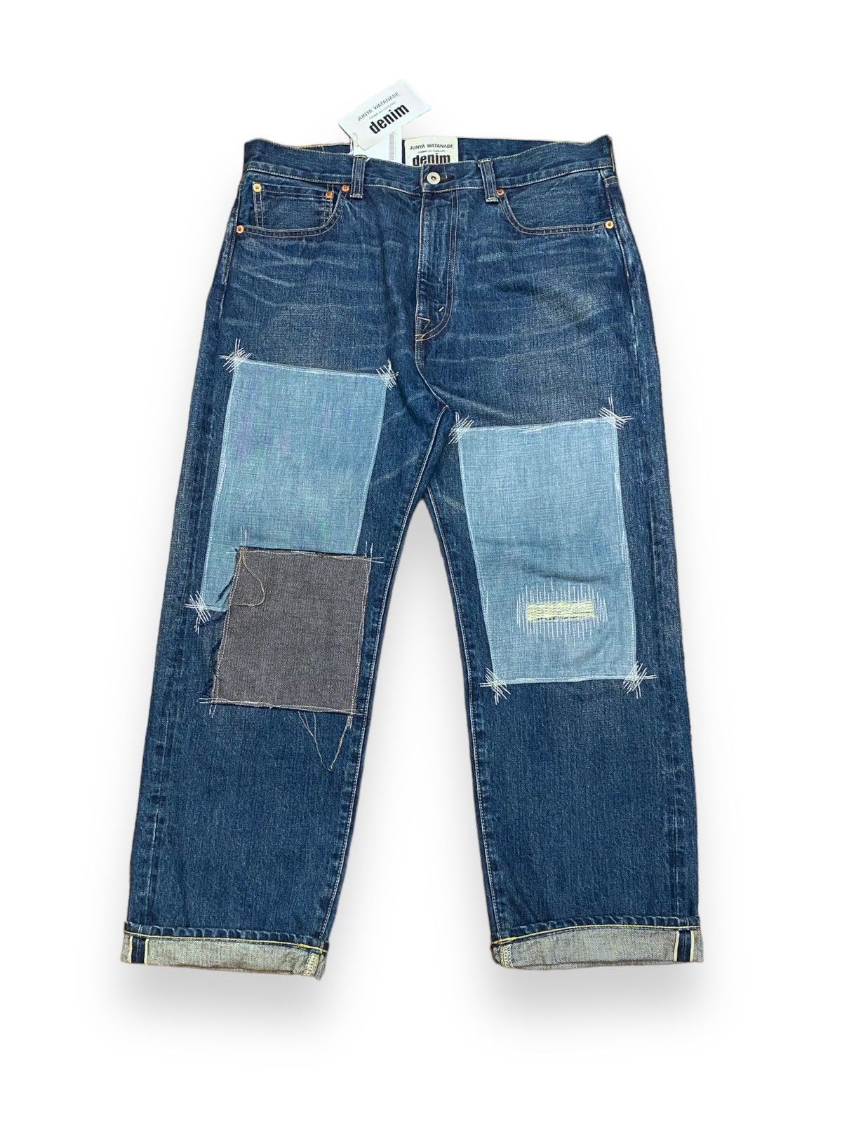 Junya Watanabe bnwt* AW22 Junya Watanabe Sashiko Patchwork Selvedge ...