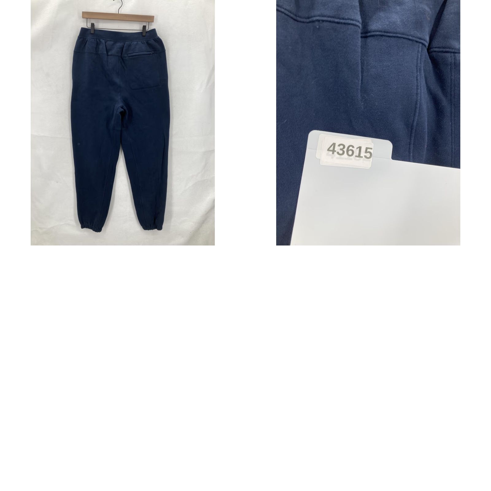 Lululemon Lululemon Pants Mens M Navy Jogger Sweatpants Drawstring Back Zip Pocket Size US 31 - 9 Thumbnail