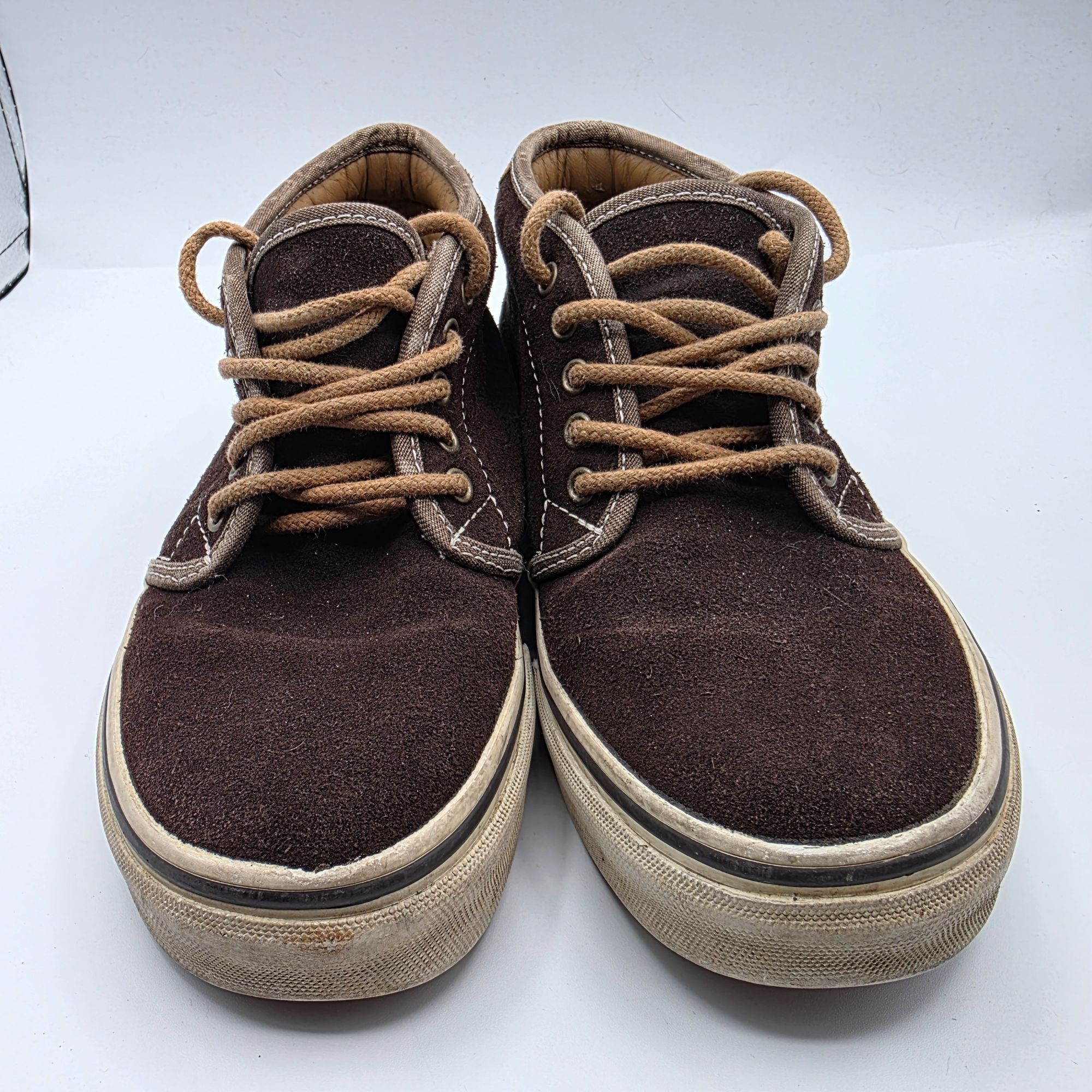 Vans Chukka Boot Womens Size 5.5 Rubber White Brown Sneaker