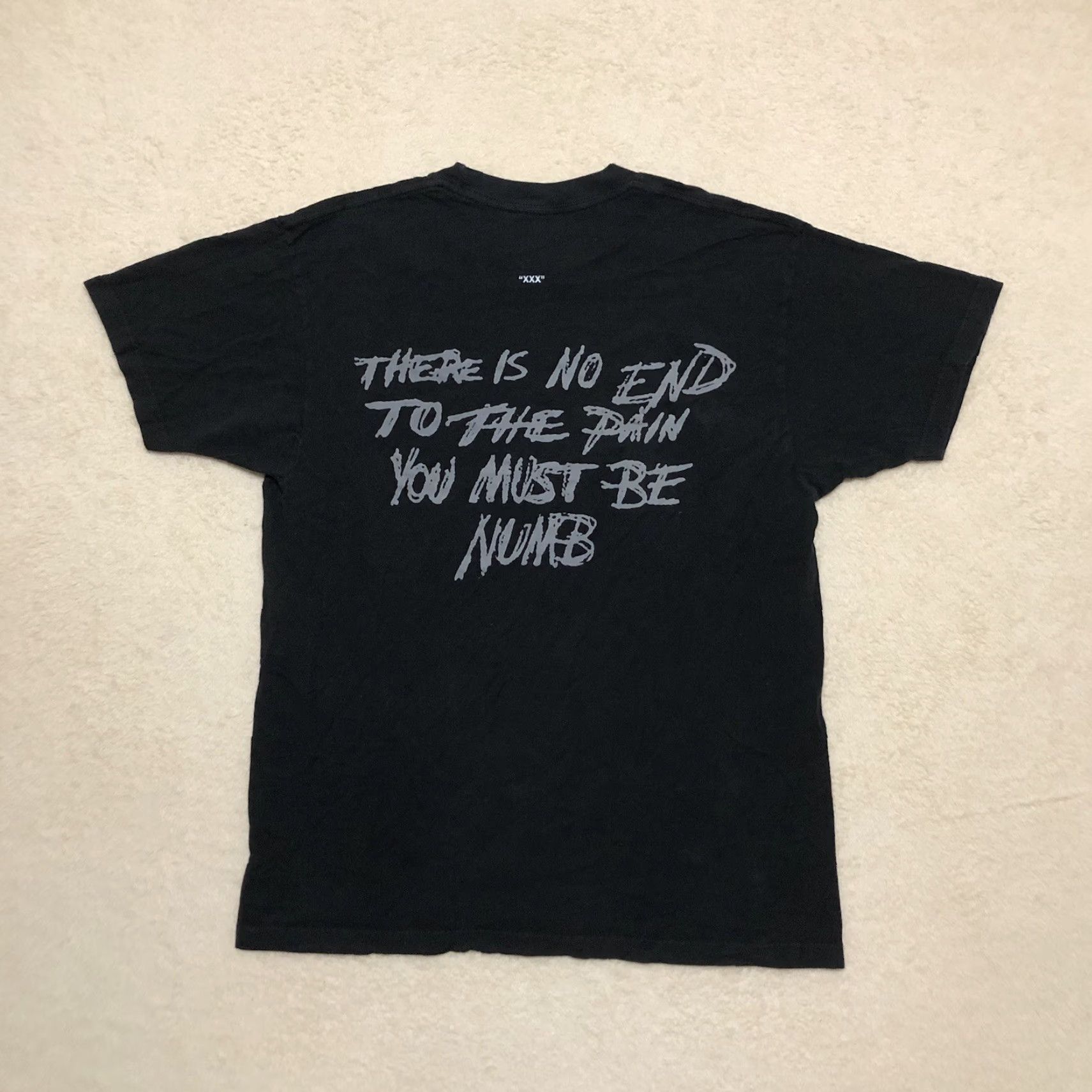 VIBE XXXTENTACION T-Shirt Mens Large Black Bad Vibes Forever Merchadise Numb Size US L / EU 52-54 / 3 - 4 Thumbnail