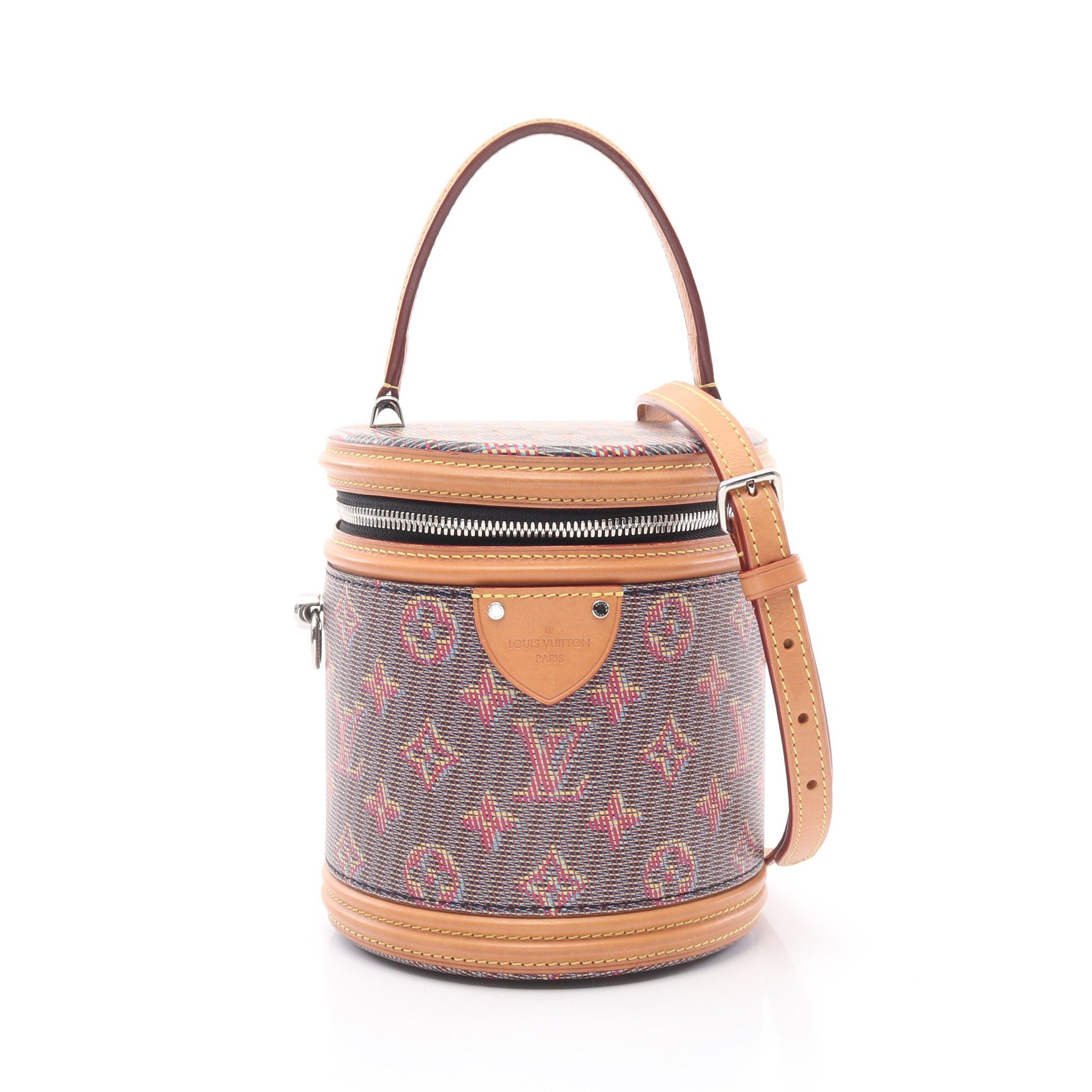 Louis Vuitton Louis Vuitton Cannes Monogram Lv Pop Handbag Vanity Bag Leather Pink Size ONE SIZE - 1 Thumbnail