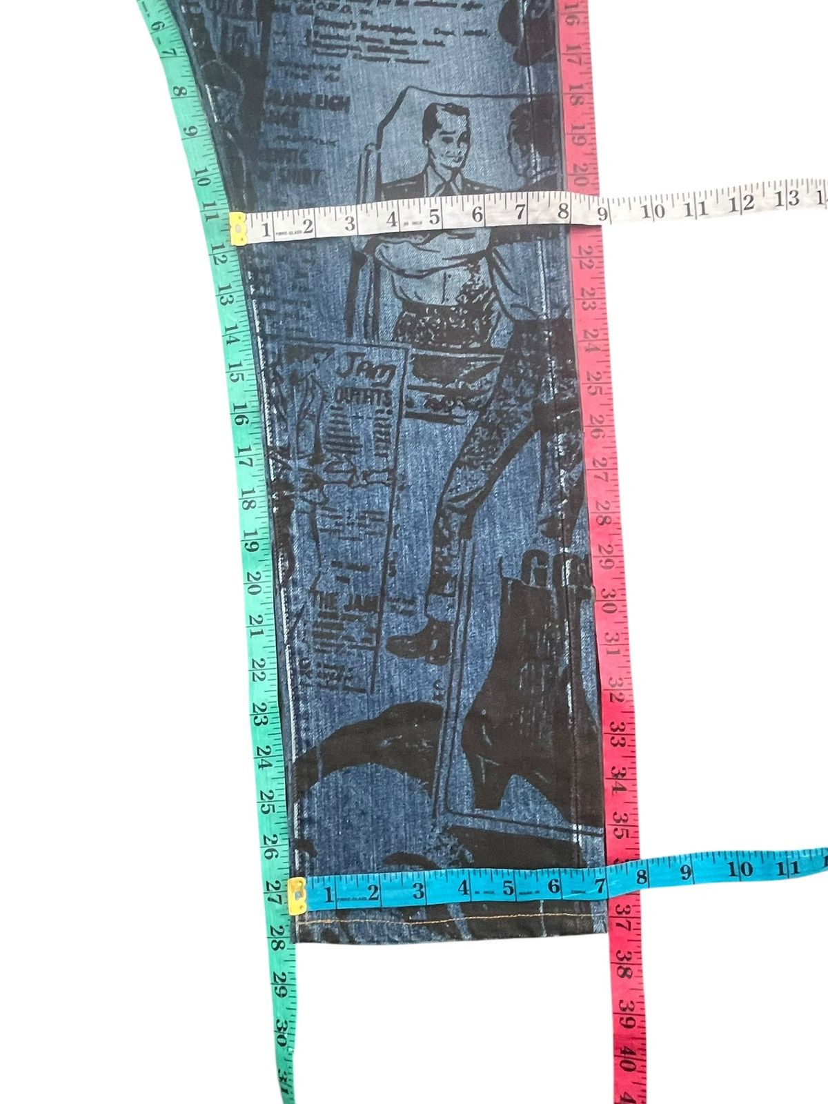 Johnbull Vintage Johnbull AOP Denim Size US 32 / EU 48 - 11 Thumbnail