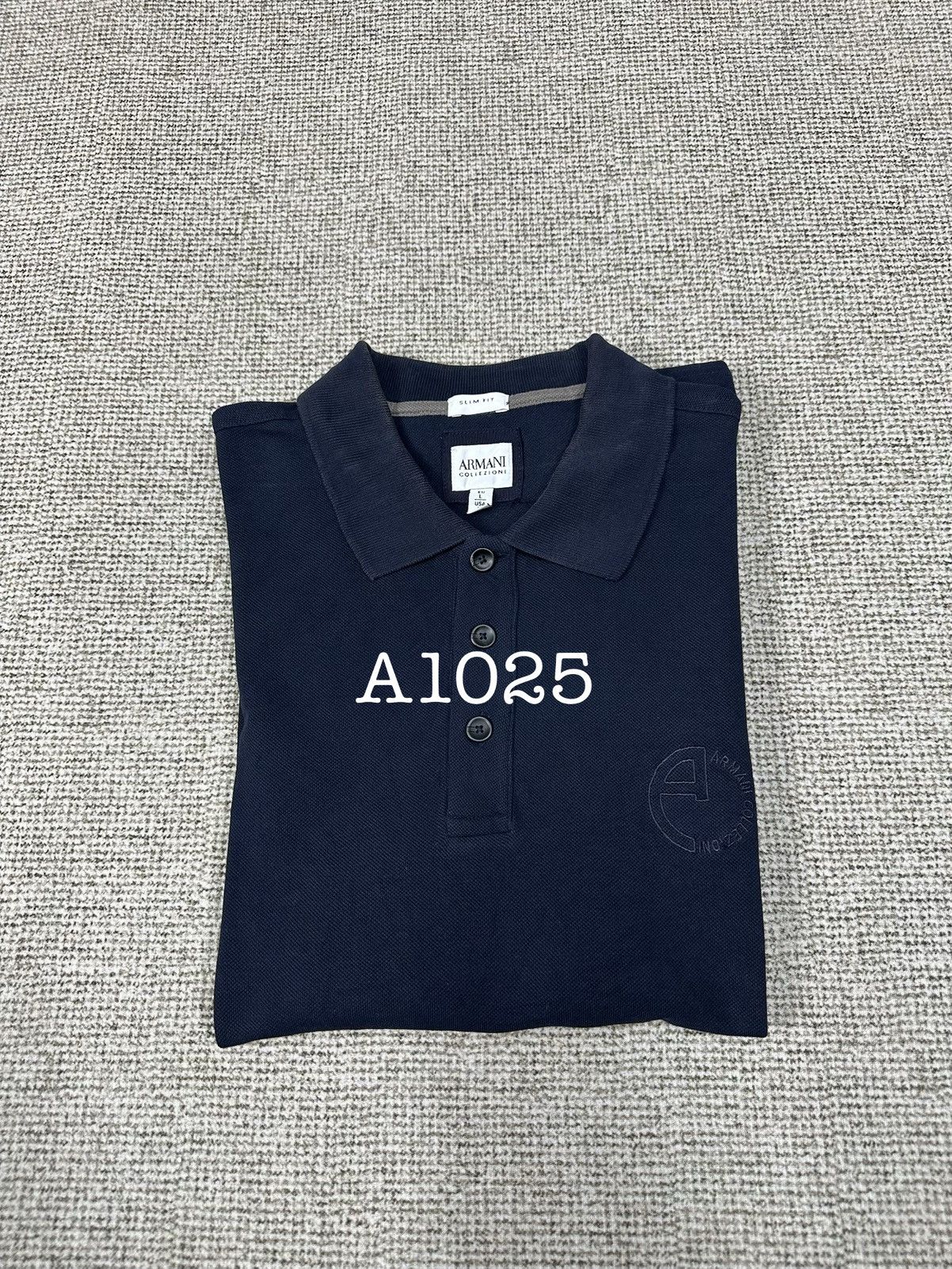 Armani Collezioni Armani Collezioni Slim Fit Polo Tee A1025 Size US M / EU 48-50 / 2 - 13 Thumbnail