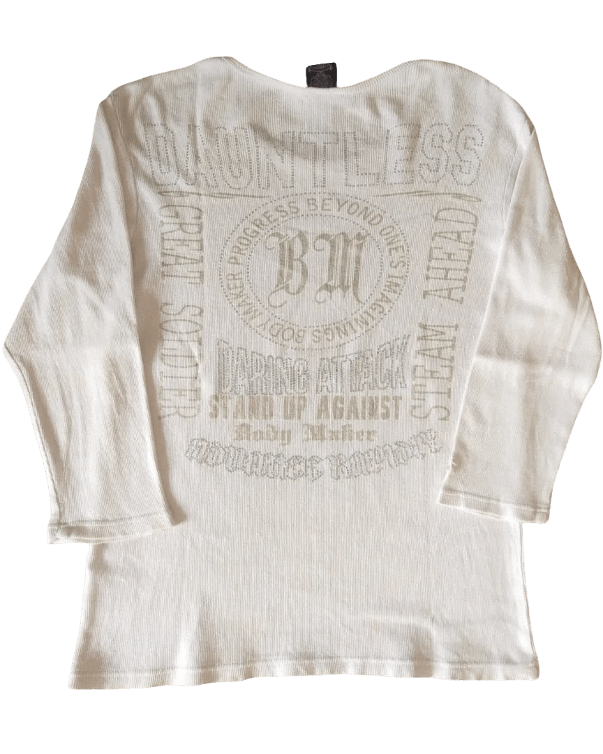If Six Was Nine Body Maker Letter Graphic White Pattern Longsleeve Size US L / EU 52-54 / 3 - 1 Thumbnail