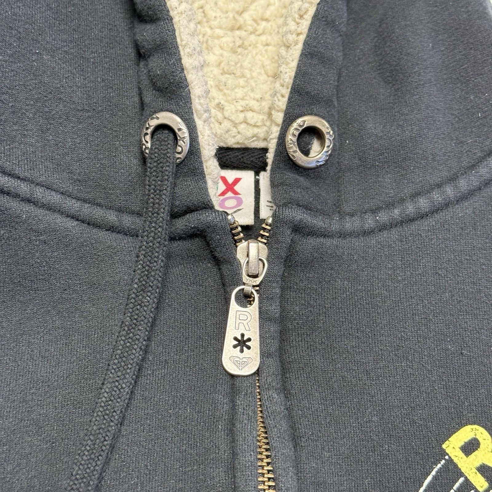 Vintage Roxy Hoodie Sweatshirt Womens Medium Full Zip Surf Y2K Retro Size M / US 6-8 / IT 42-44 - 5 Thumbnail