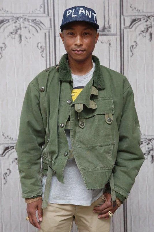 image of 60S Swedish Military Motorcycle Jacket Pharrell in Green, Men's (Size XL)