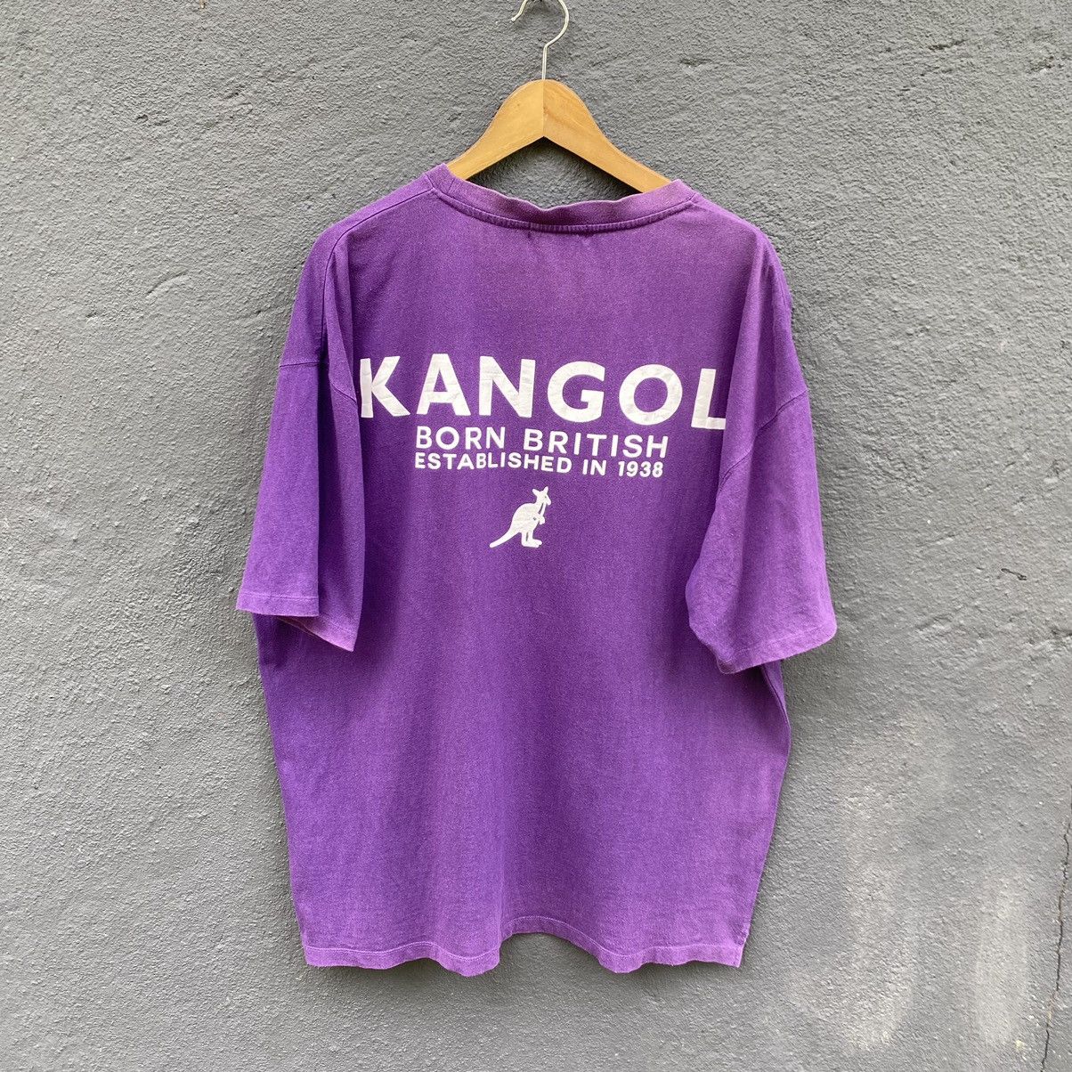 Kangol Thrashed Faded Vintage Kangol Embroidered ERD GRUNGE TEE Size US XL / EU 56 / 4 - 1 Thumbnail