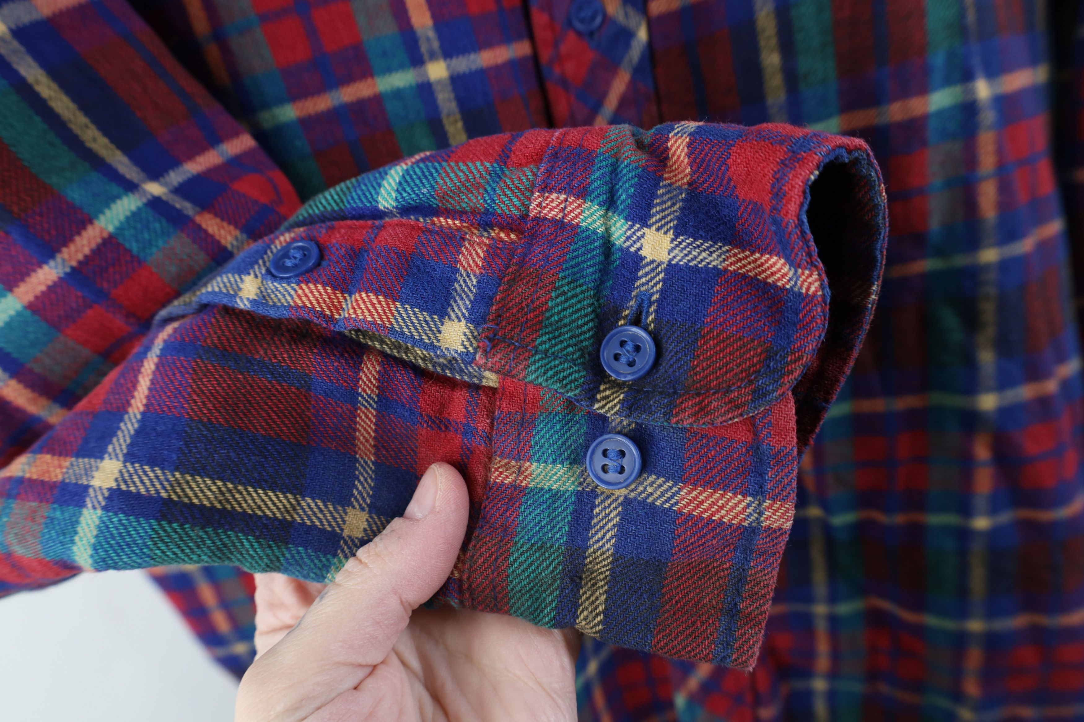 Vintage Vintage 90s Streetwear Flannel Shirt Jacket Jac Shirt Size US XL / EU 56 / 4 - 7 Thumbnail