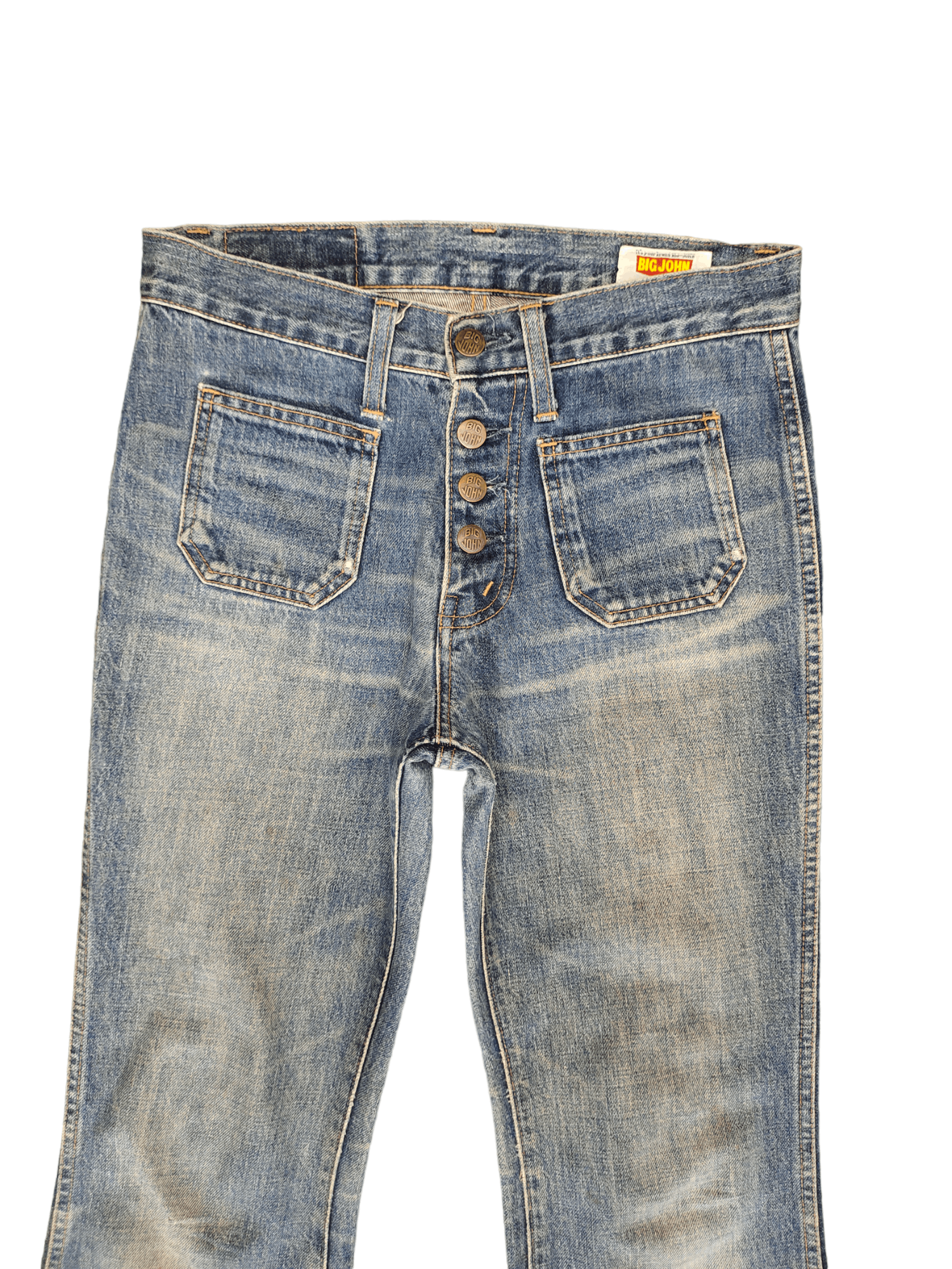 Big John Super Flare Jeans Big John Bell Bottom Denim Y2k Size US 28 / EU 44 - 2 Thumbnail