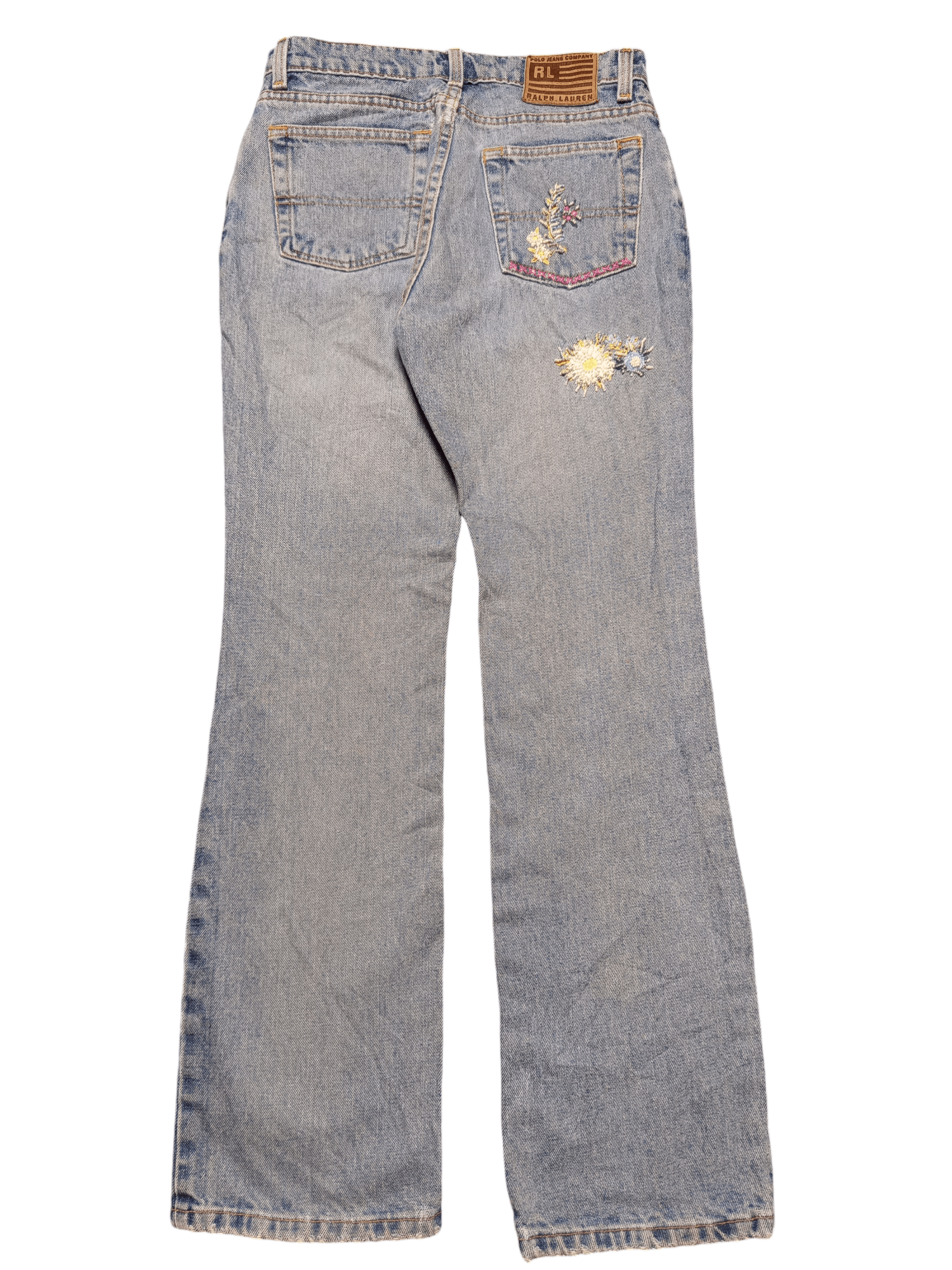If Six Was Nine Flare Ralph Lauren Flora Jeans Bootcut Size US 27 - 12 Thumbnail