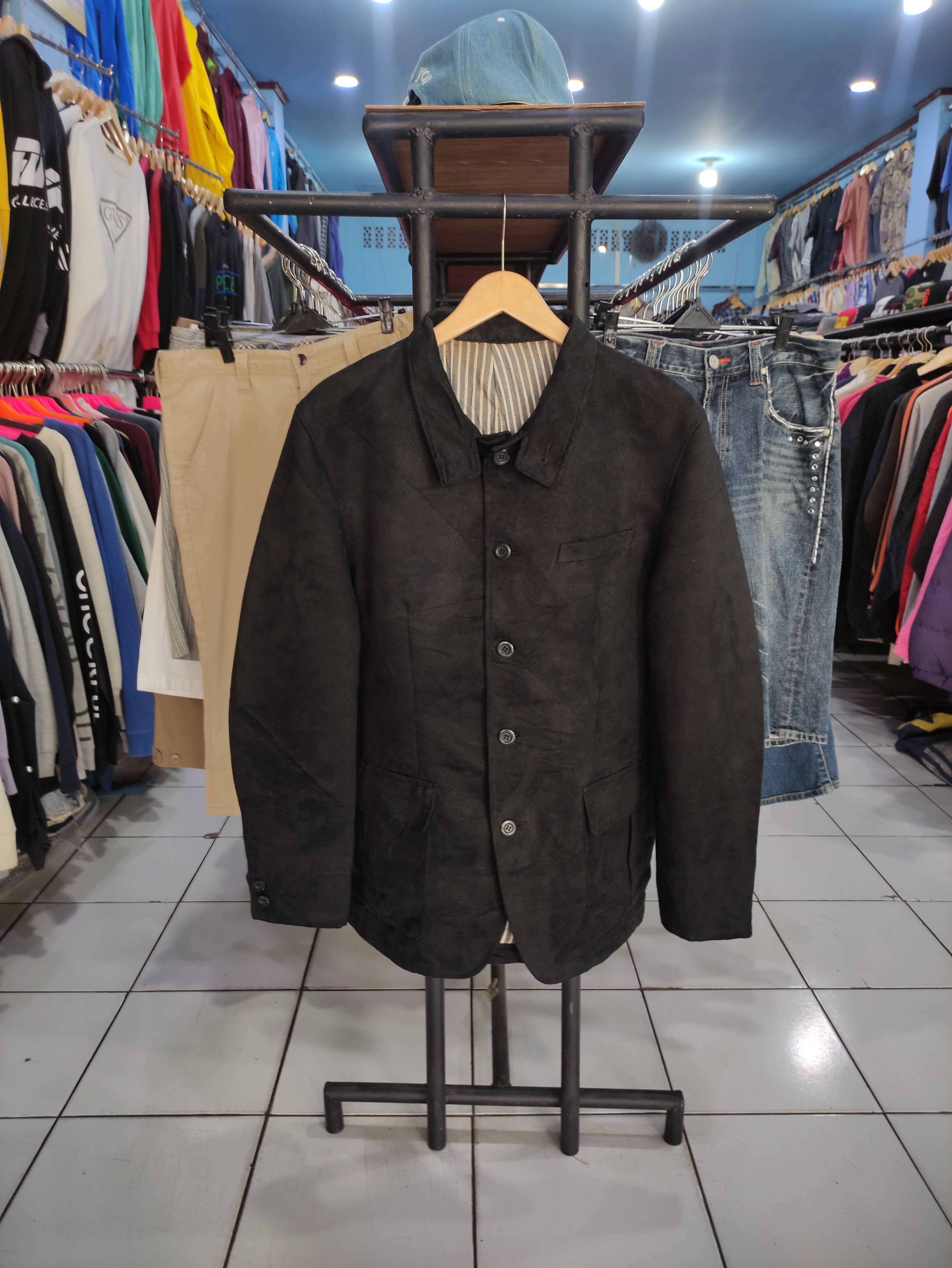 Comme Ca Ism × Japanese Brand × Vintage Comme ca ism blazer coat suede jacket Size US XL / EU 56 / 4 - 1 Thumbnail